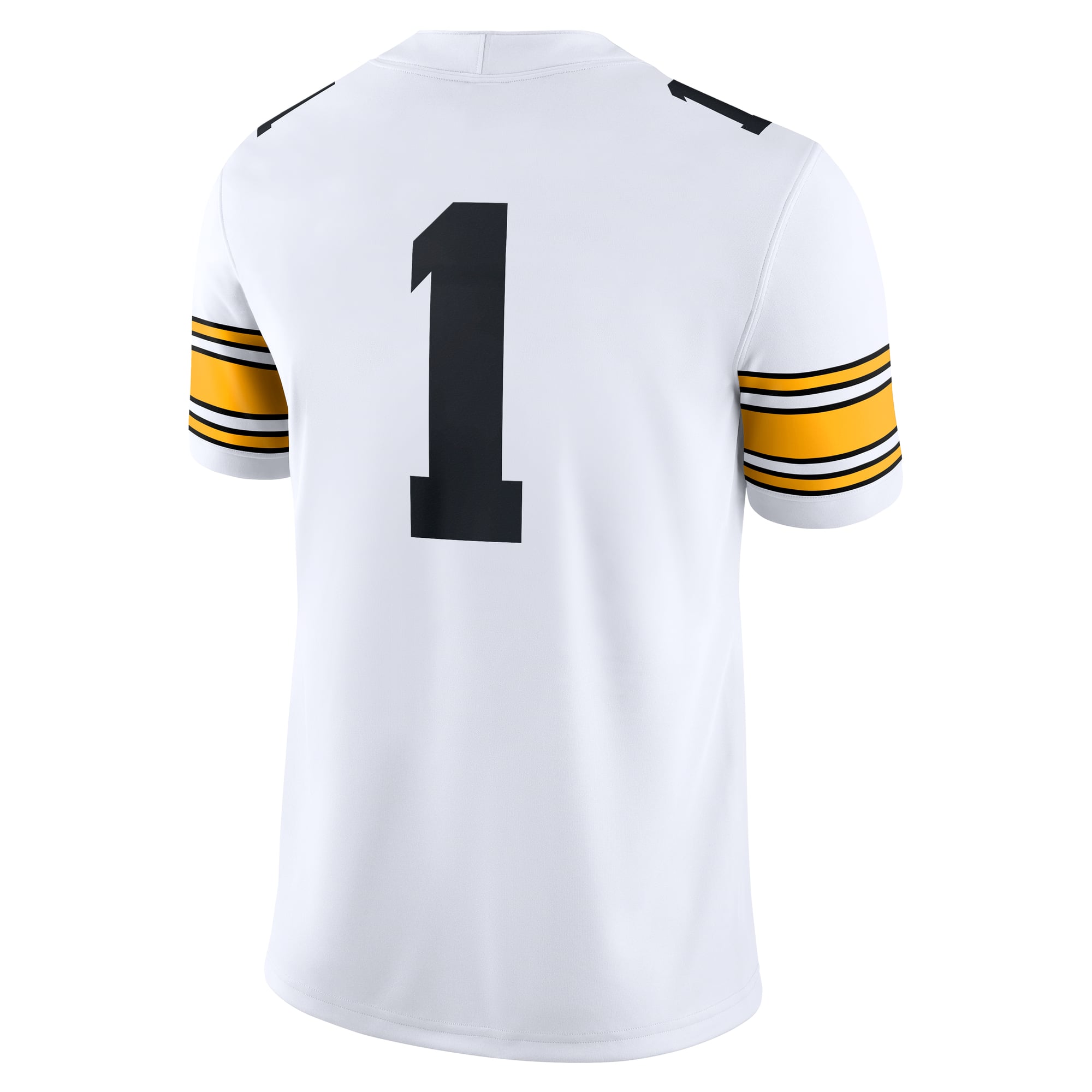 #1 Iowa Hawkeyes Jersey White - back view