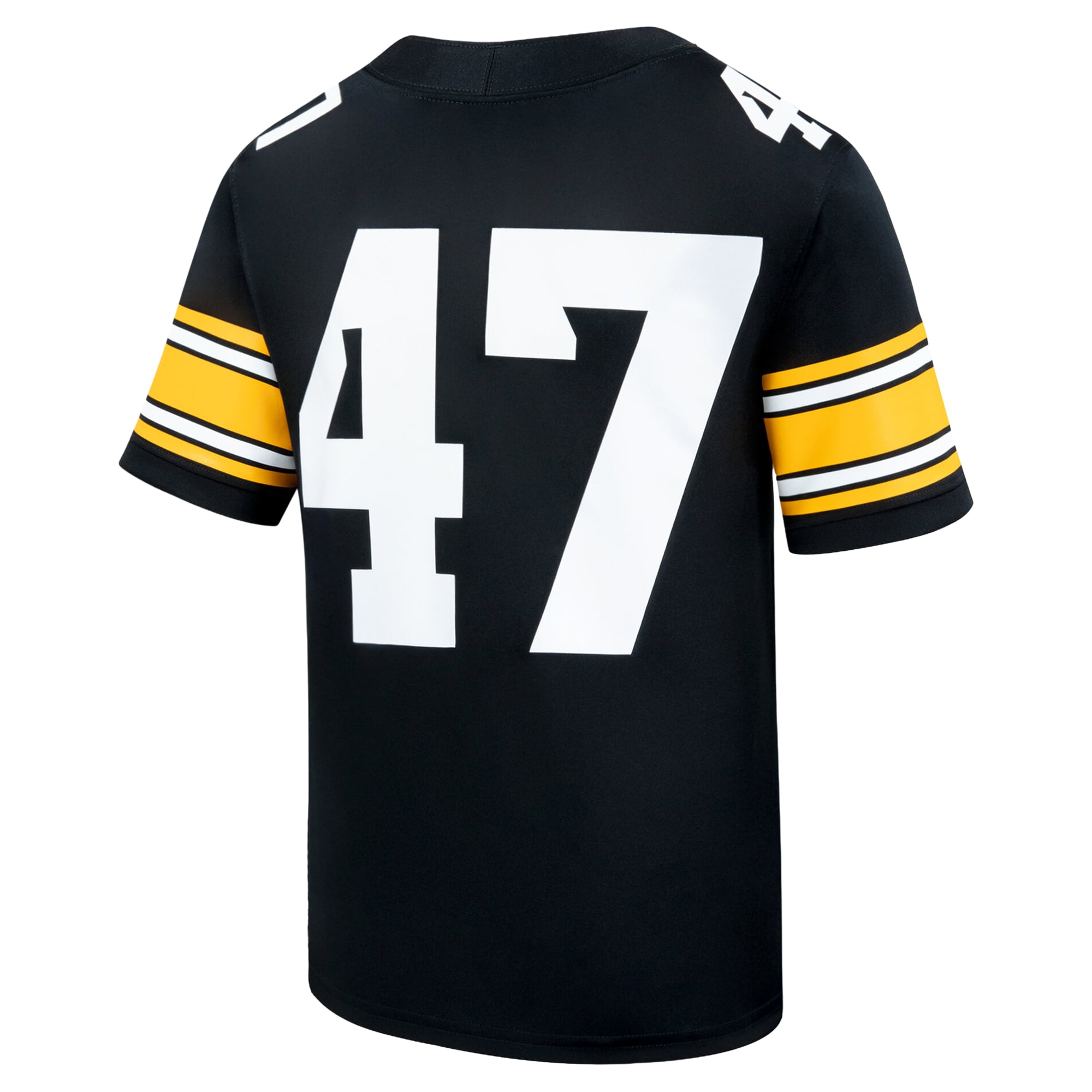 Iowa Hawkeyes Youth Football Jersey Black - back view