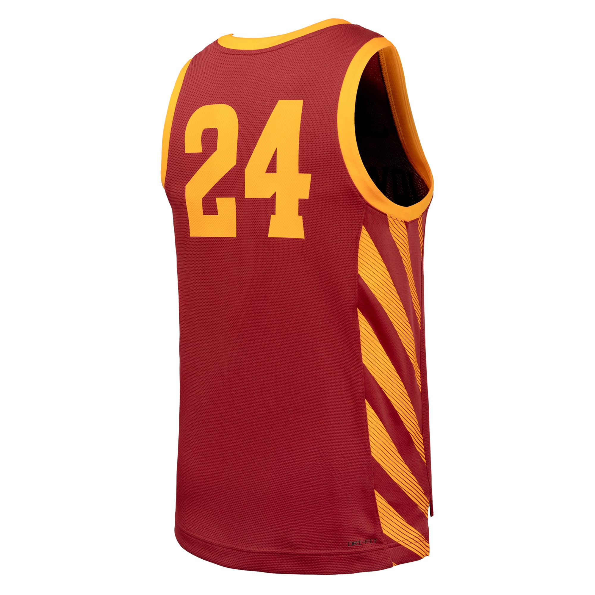 Iowa State Cyclones Basketball Jersey Cardinal - back view