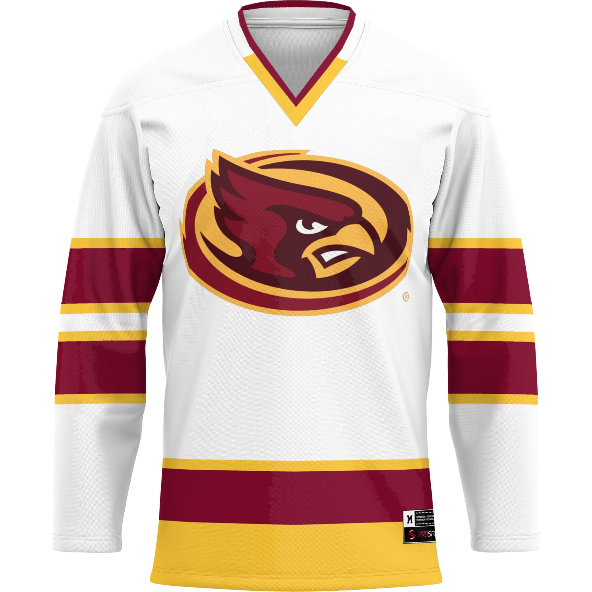 Iowa State Cyclones Hockey Jersey Cardinal - front view