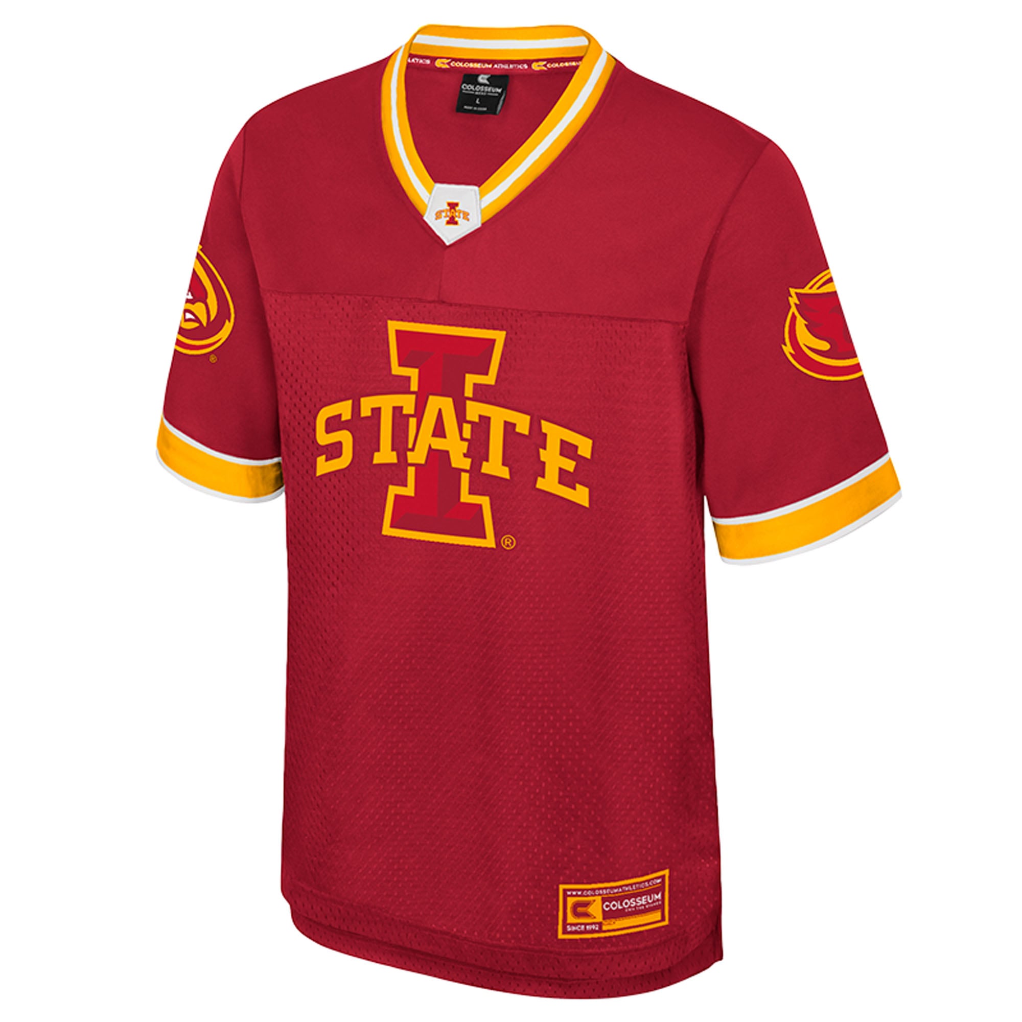 Iowa State Cyclones Nothing But The Hits Football Jersey Cardinal - front view