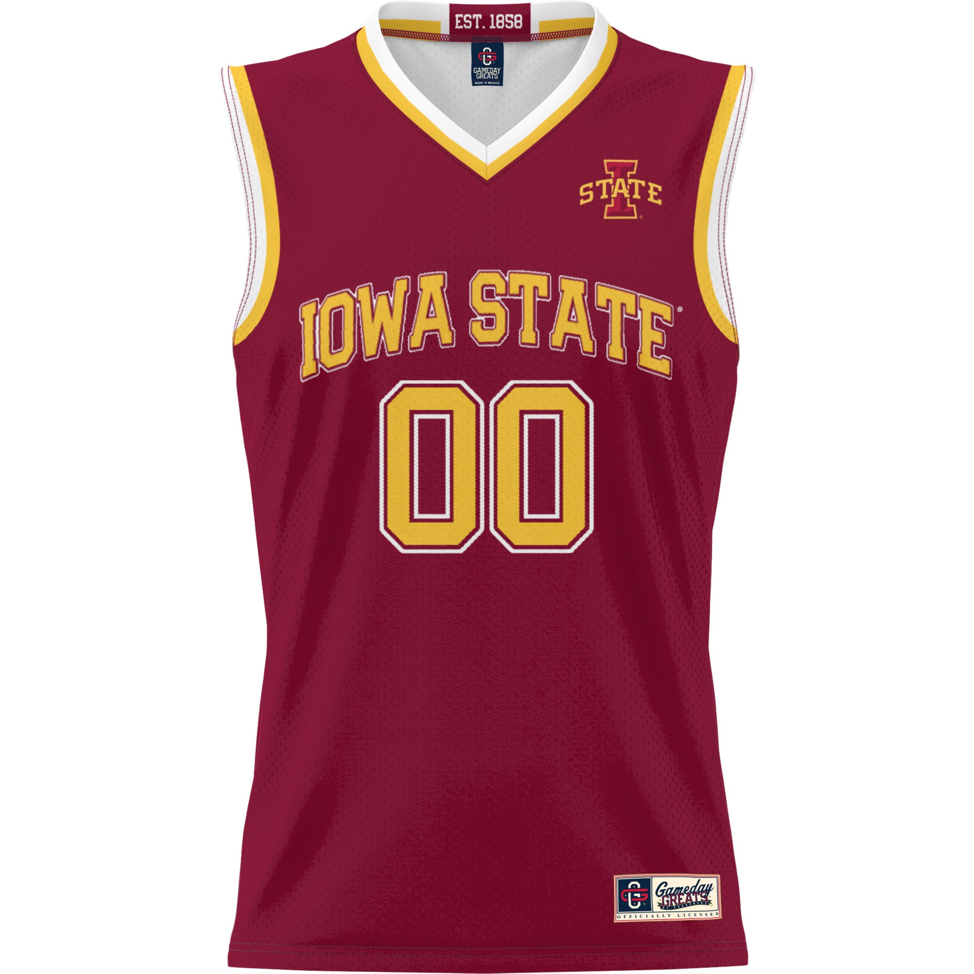 Iowa State Cyclones Youth Lightweight Women's Basketball Jersey Cardinal - front view