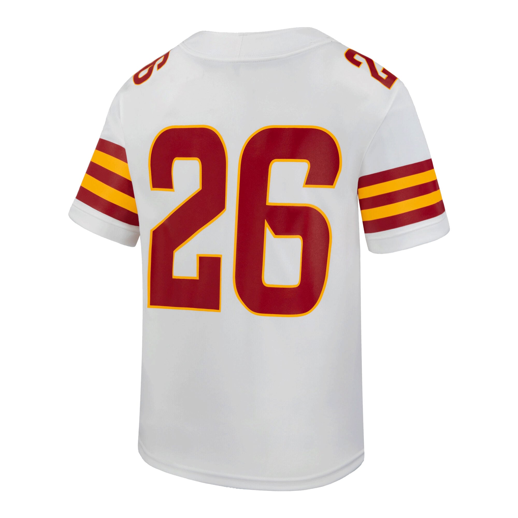 Iowa State Cyclones Youth Football Jersey White - back view