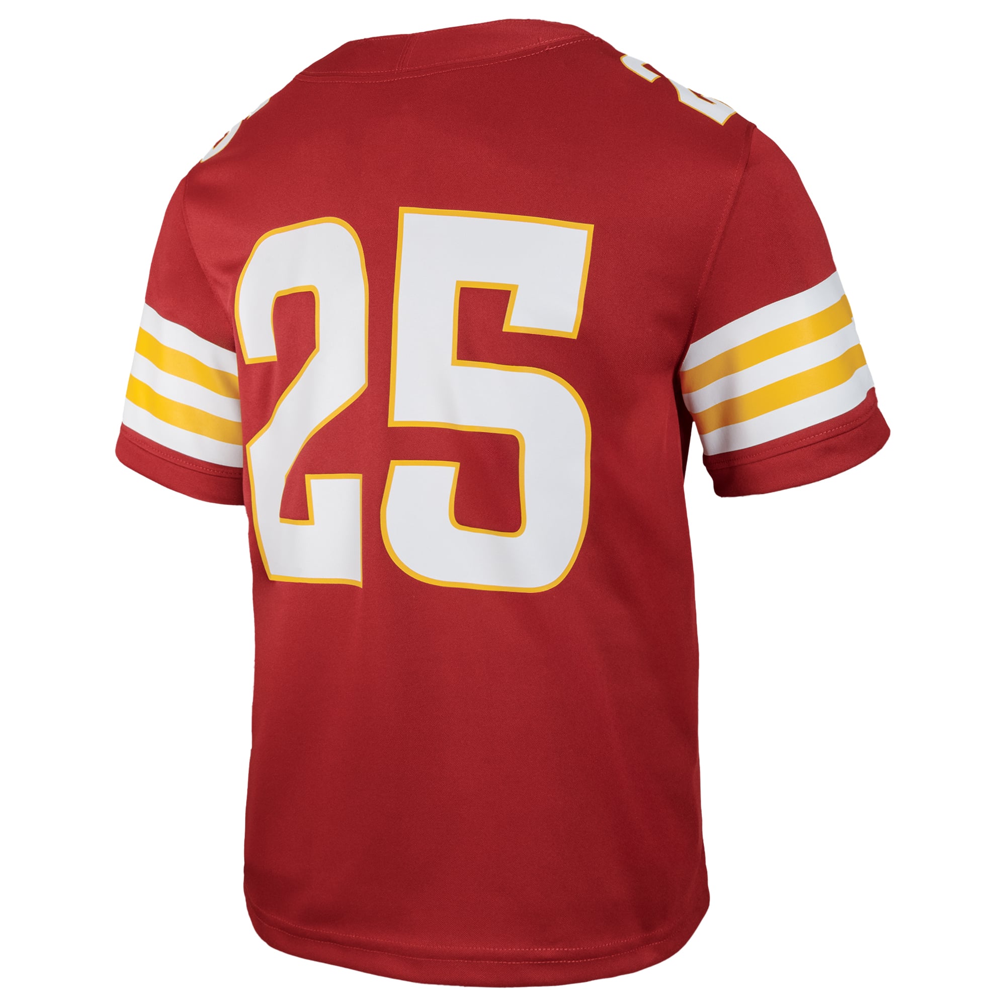 #25 Iowa State Cyclones Youth Jersey Cardinal - back view