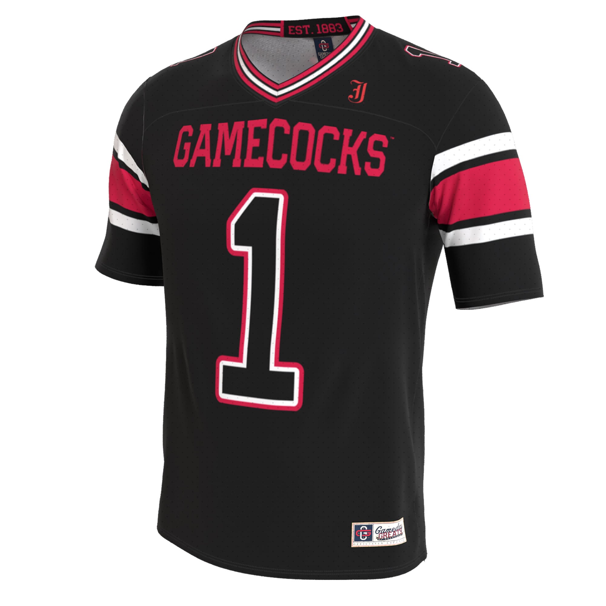 Jacksonville State Gamecocks Youth Lightweight Collegiate Football Blackout Fashion - front view