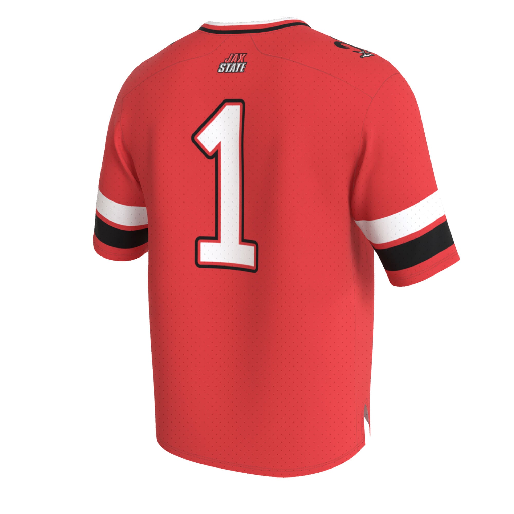Jacksonville State Gamecocks Unisex Lightweight Collegiate Football Fashion Jersey Red - back view