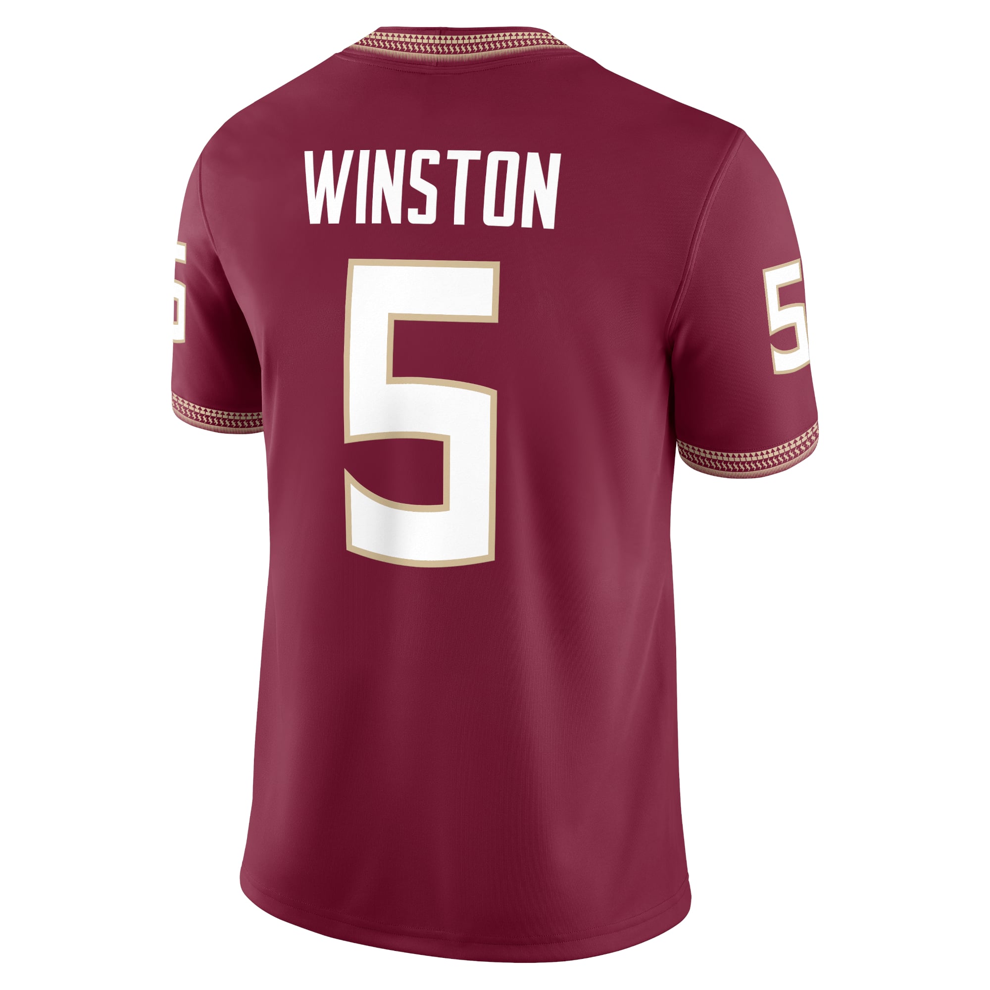 Jameis Winston Florida State Seminoles Alumni Jersey Garnet - back view
