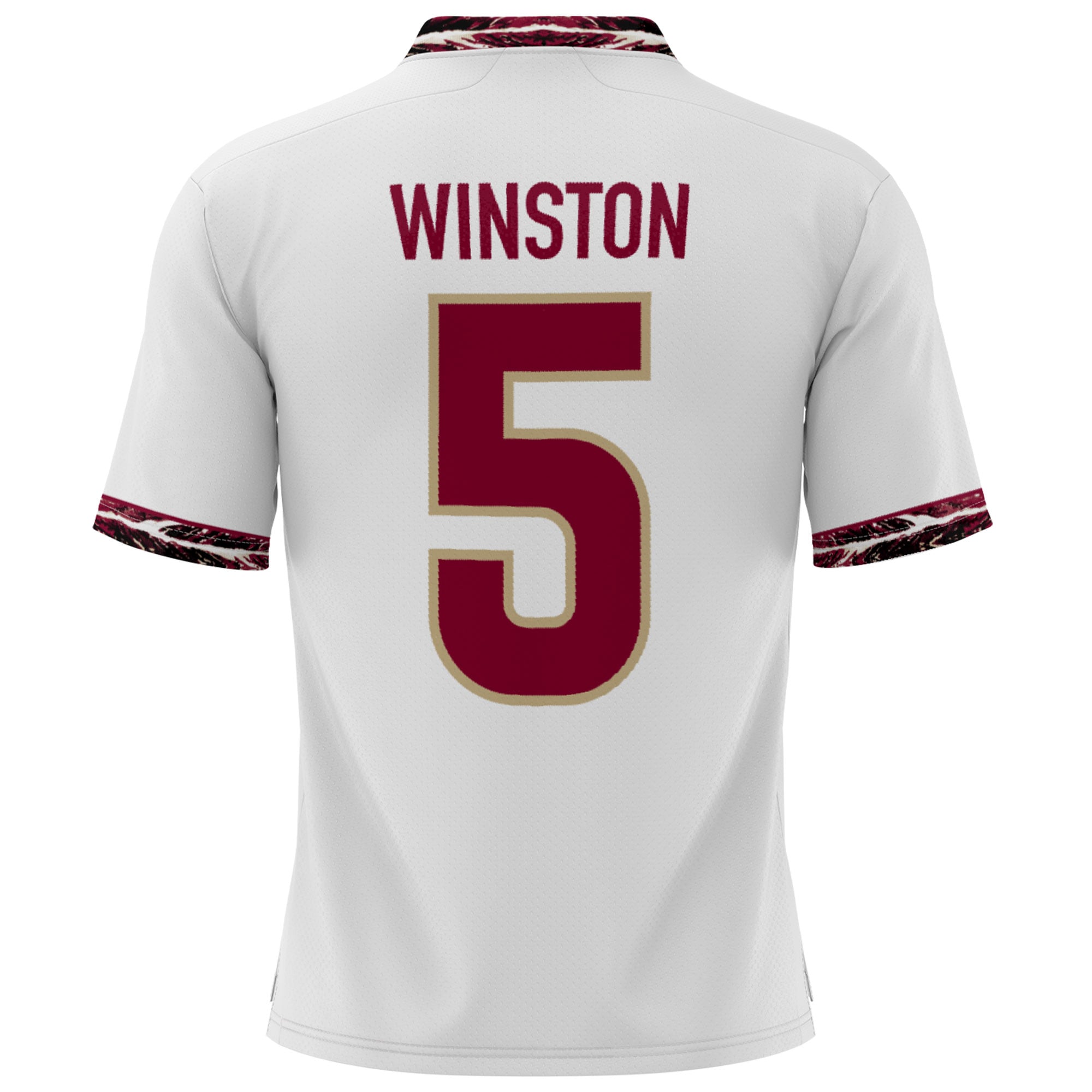 Jameis Winston Florida State Seminoles Youth Heisman Football Jersey - White - back view