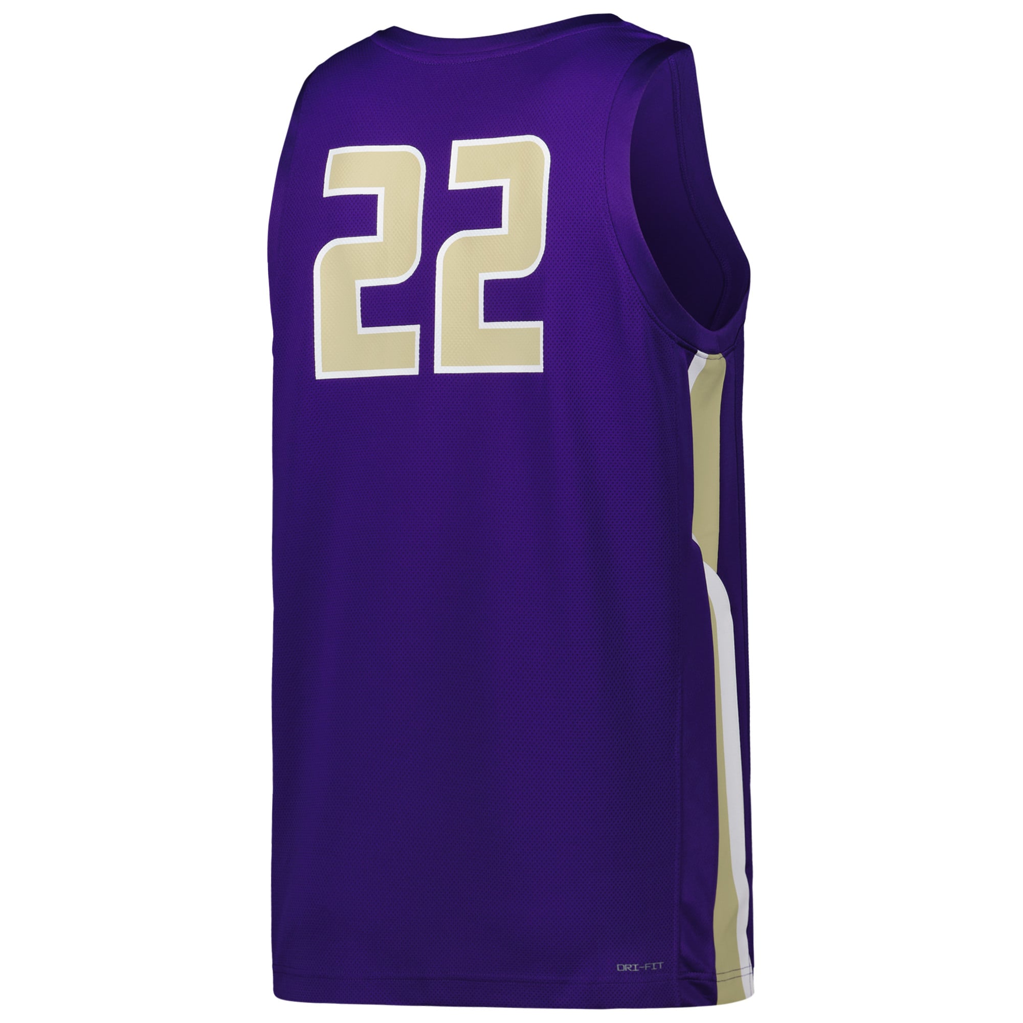 James Madison Dukes Basketball Jersey Purple - back view