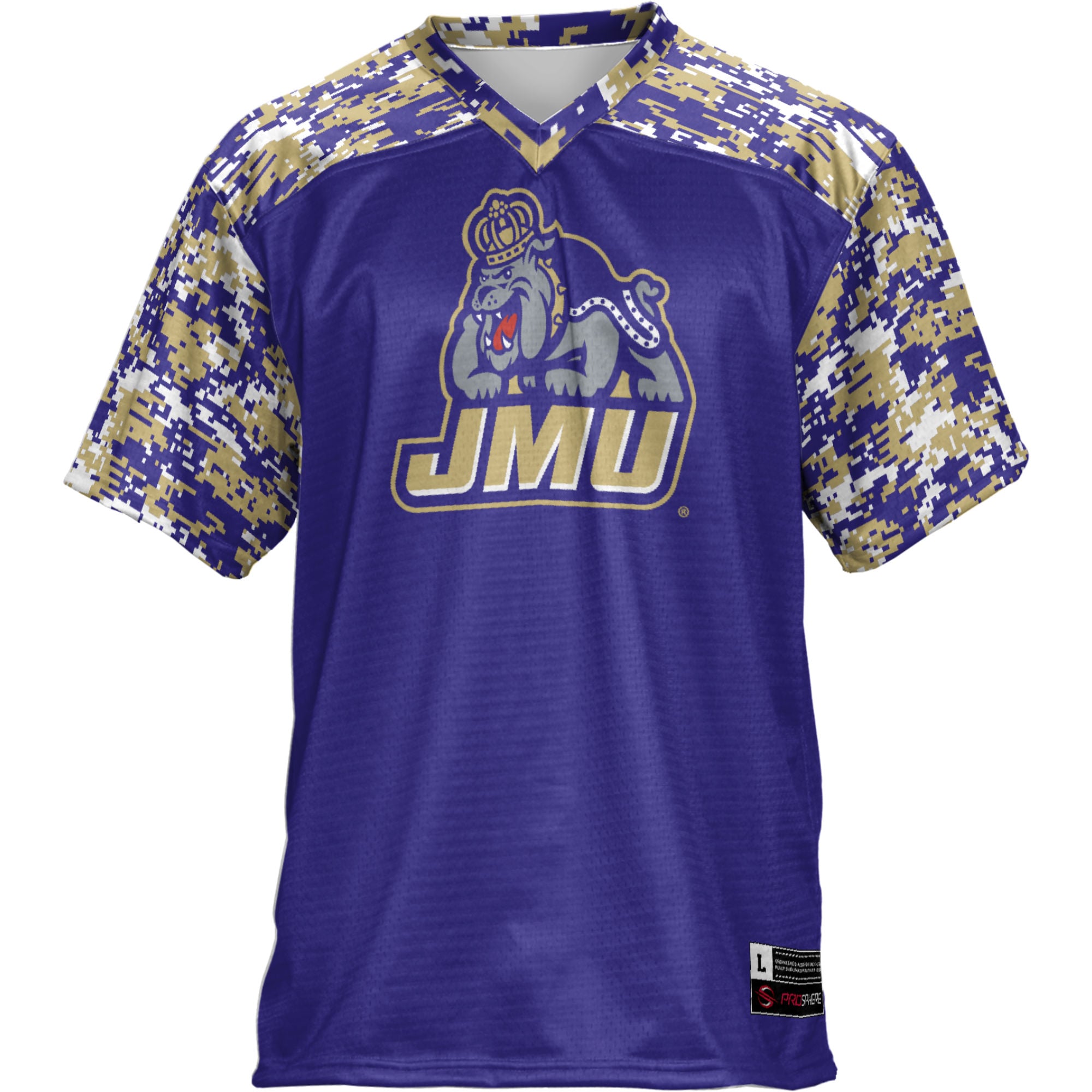 James Madison Dukes Football Jersey Purple - front view