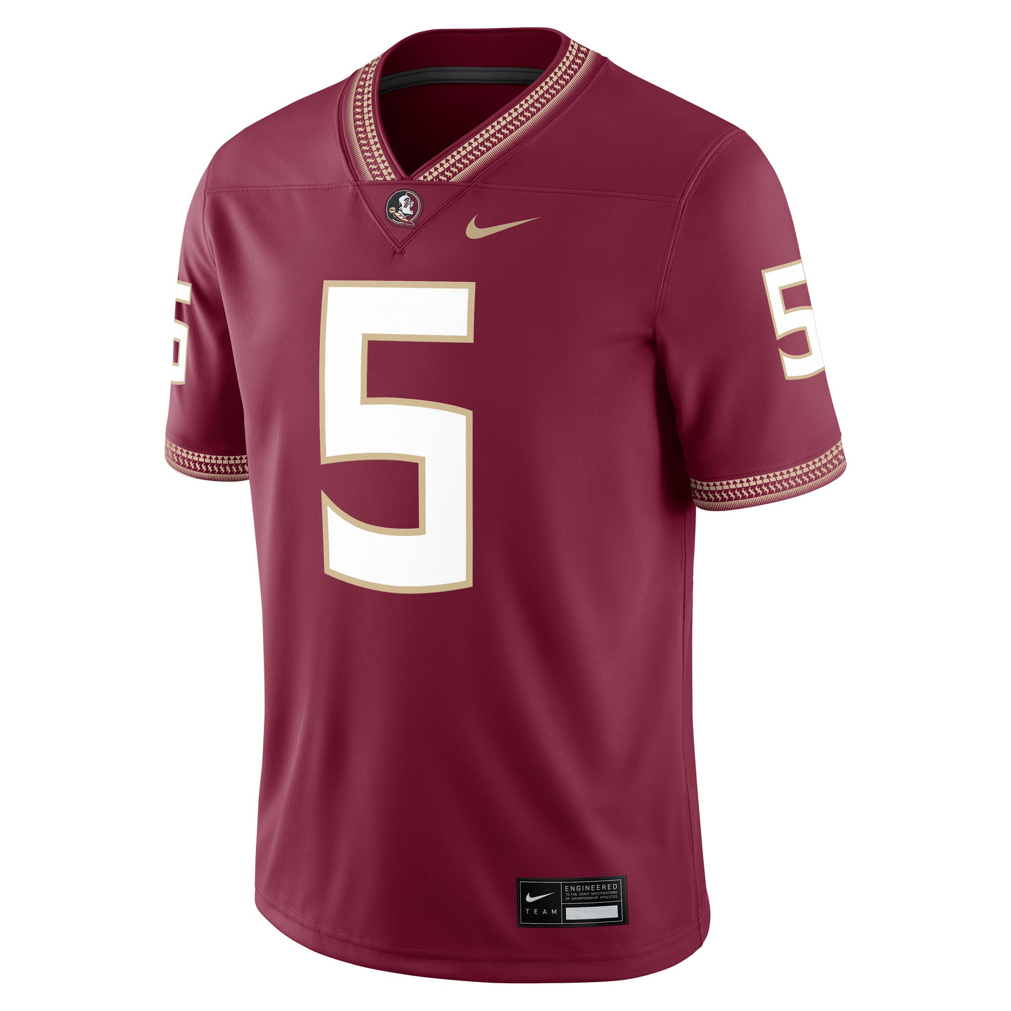 Jared Verse Florida State Seminoles Player Jersey Garnet - front view