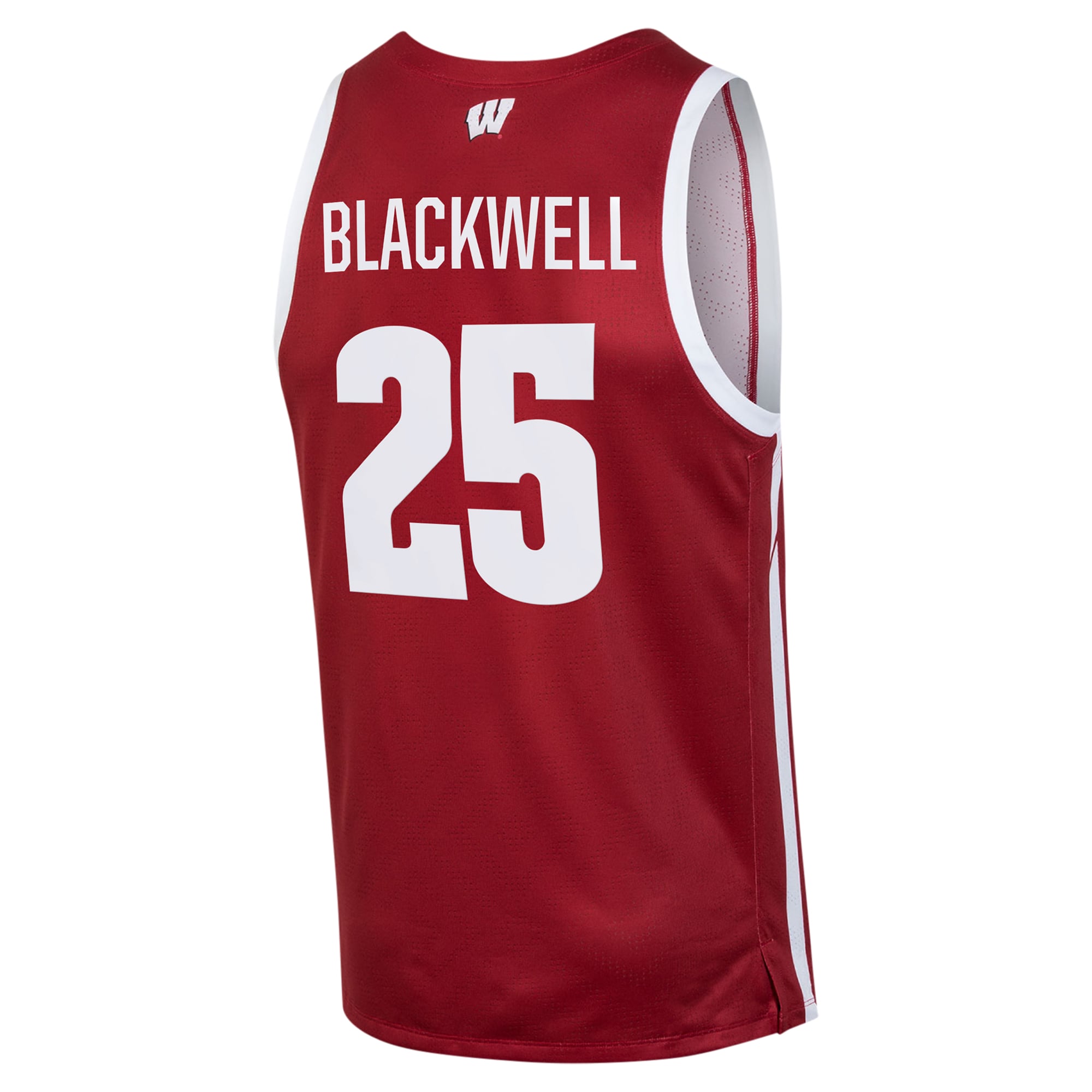 John Blackwell Wisconsin Badgers Basketball Jersey Red - back view