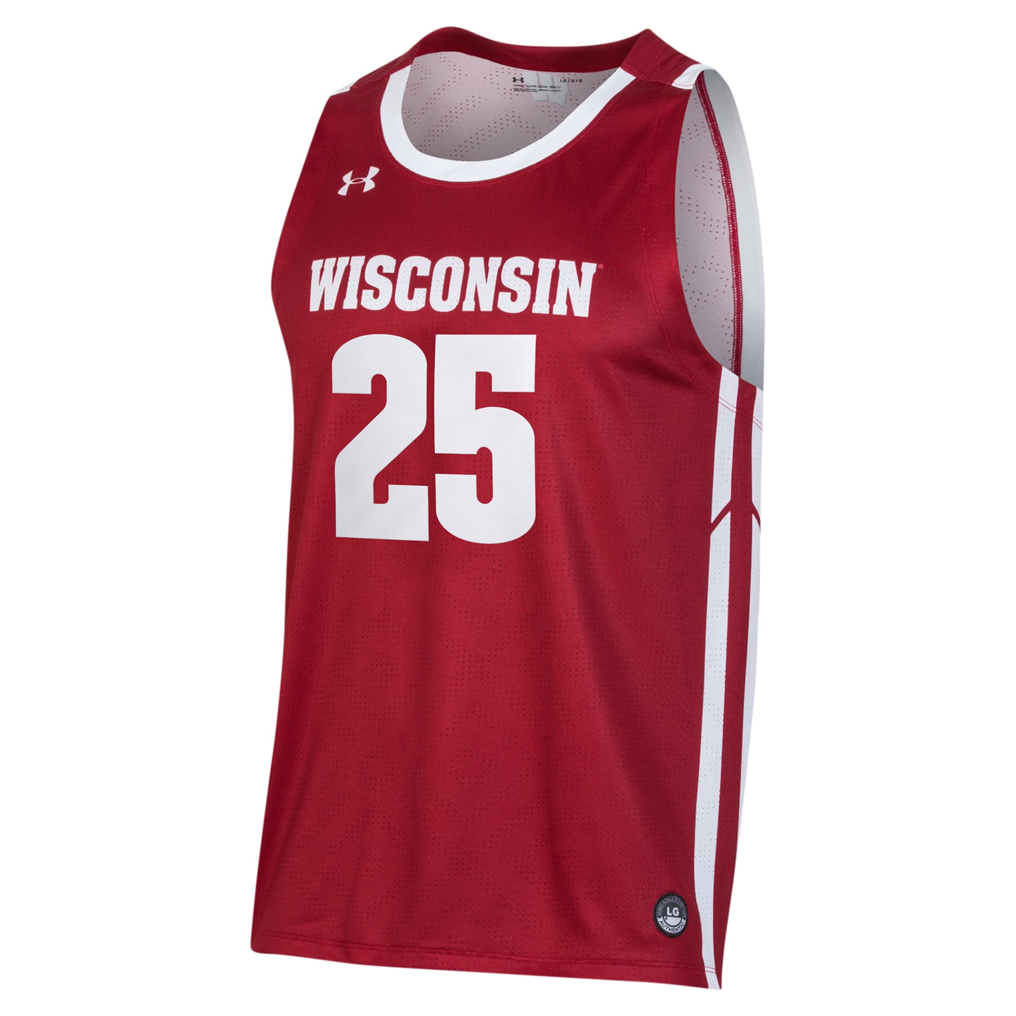 John Blackwell Wisconsin Badgers Basketball Jersey Red - front view