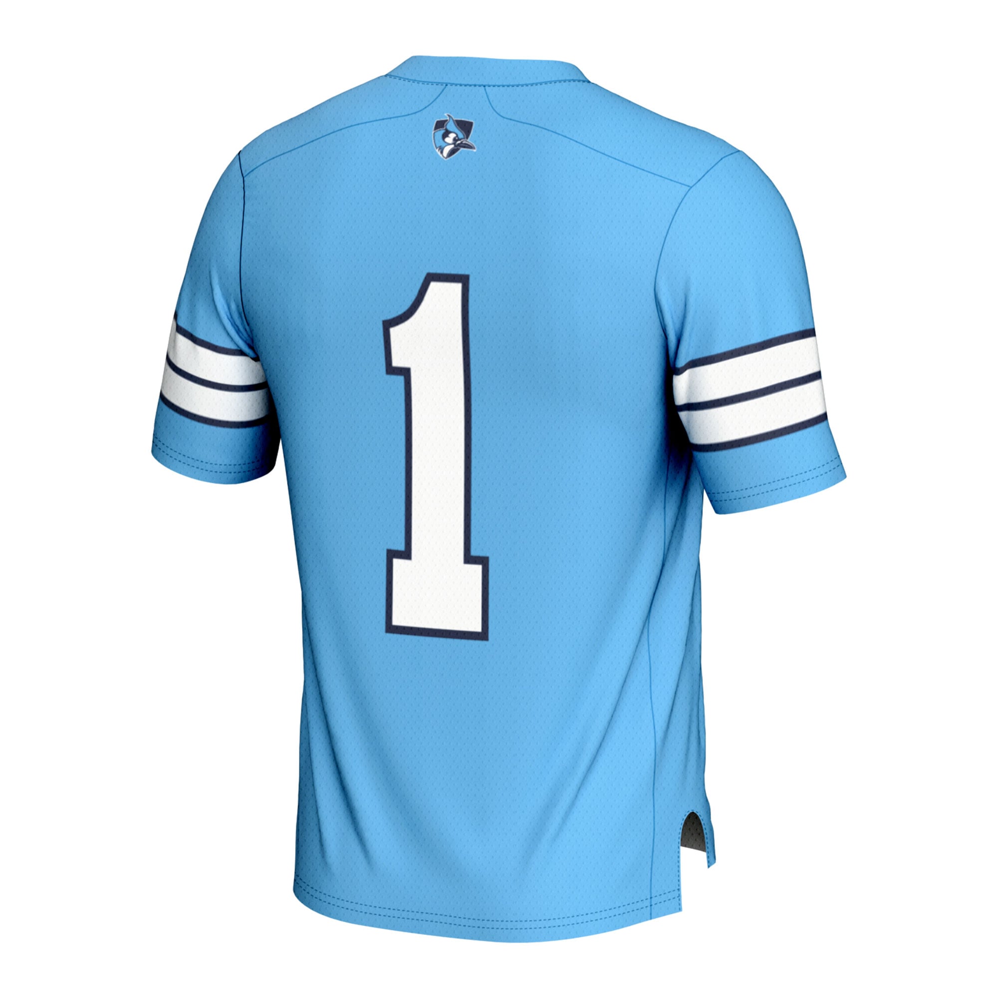 #1 Johns Hopkins Blue Jays Lightweight Lacrosse Jersey Light Blue - back view