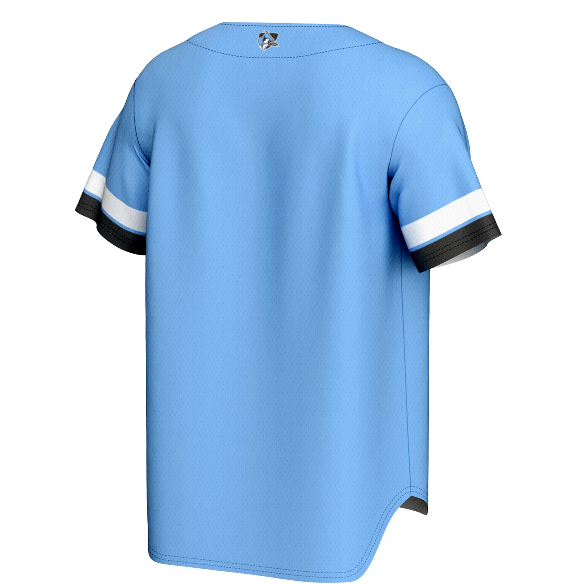 Johns Hopkins Blue Jays Spirit Baseball Jersey Light Blue - back view