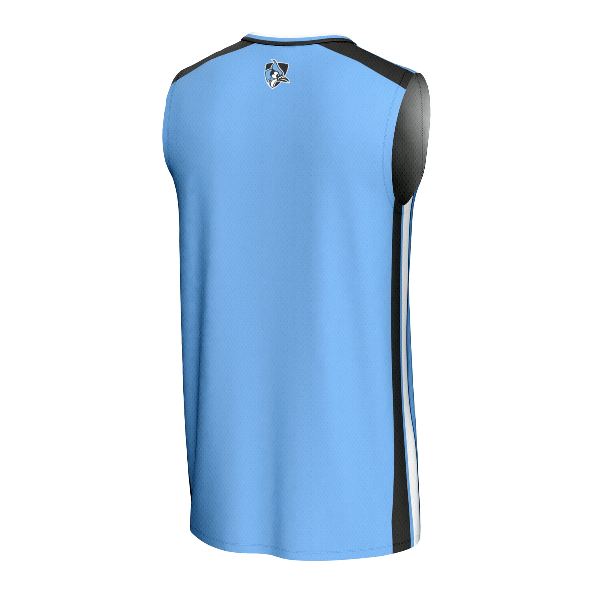 Johns Hopkins Blue Jays Spirit Basketball Jersey Light Blue - back view