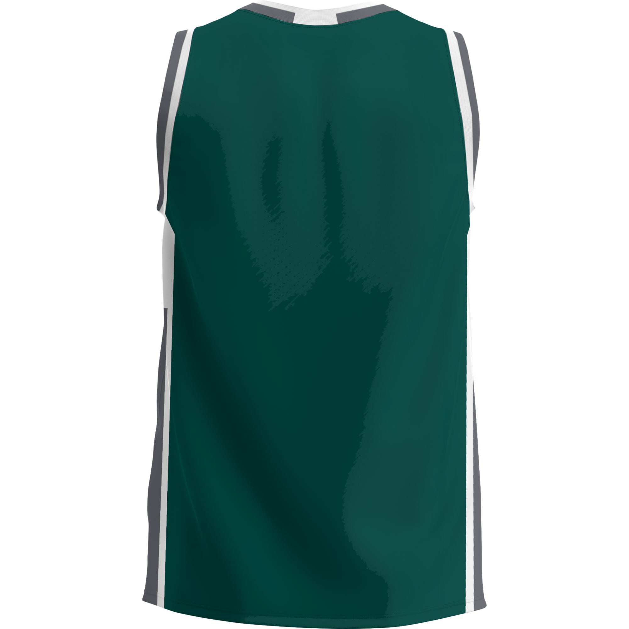 JU Dolphins Lightweight Basketball Jersey Green - back view