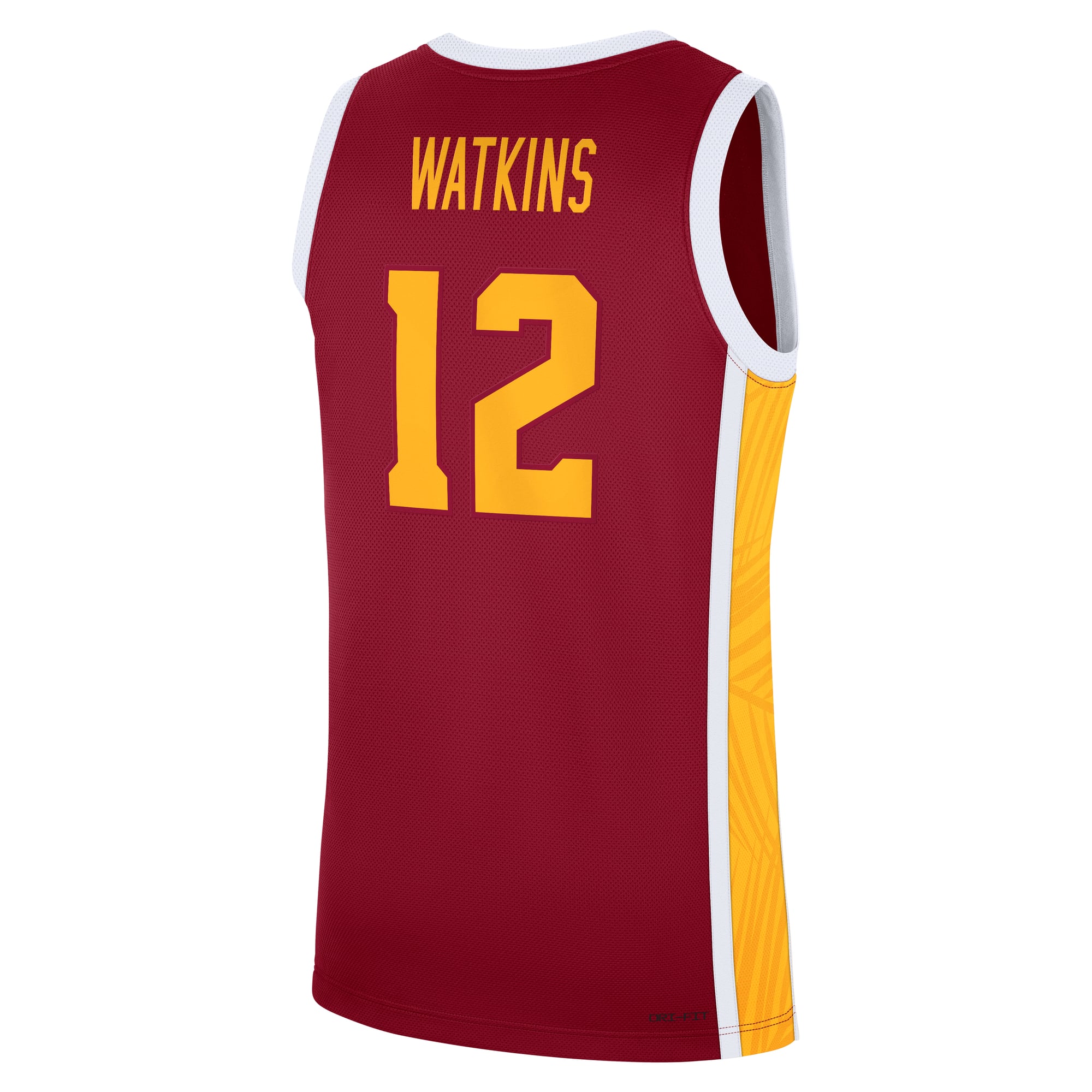 JuJu Watkins USC Trojans Road Basketball Jersey Cardinal - back view
