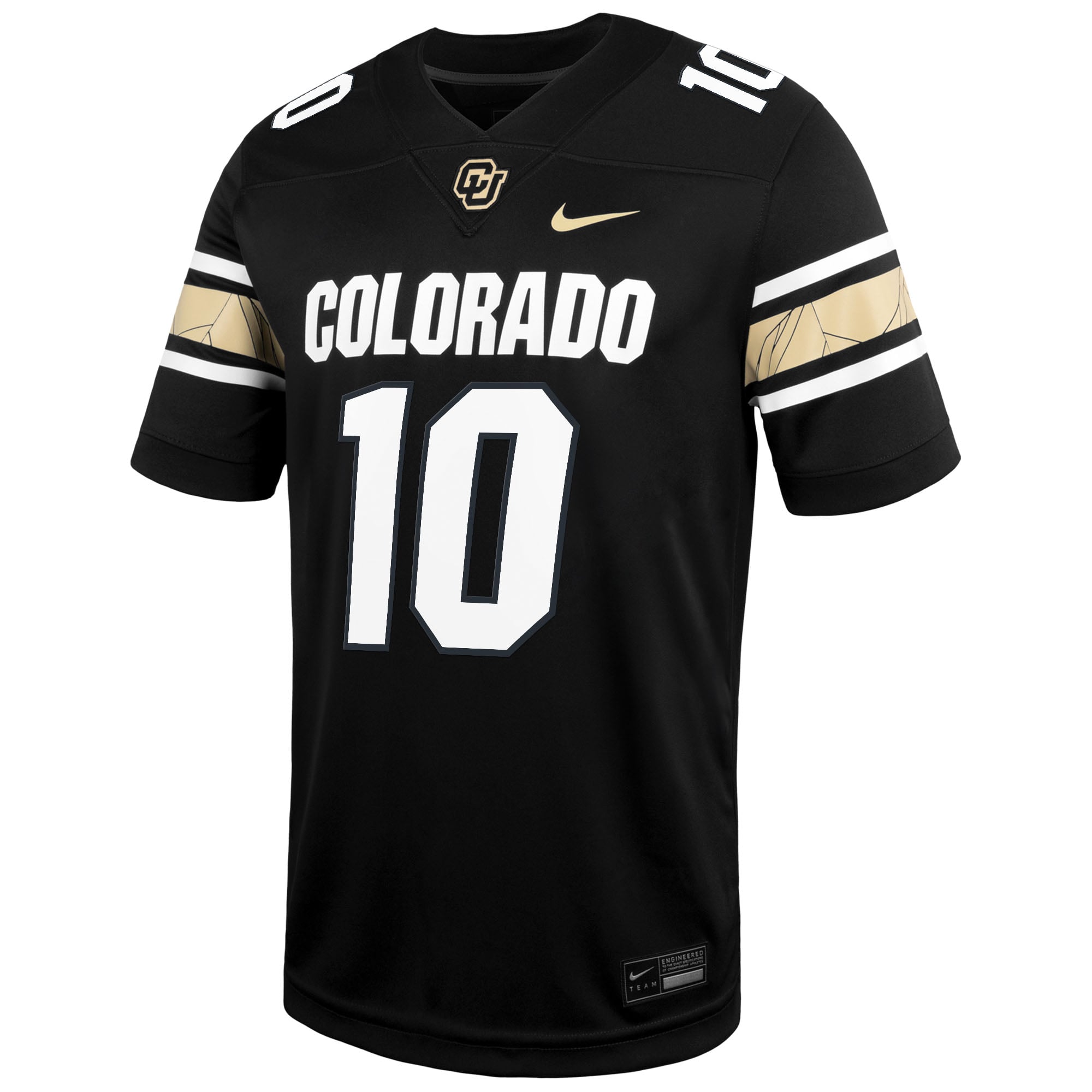 Julian Lewis Colorado Buffaloes Alternate Jersey Black - front view