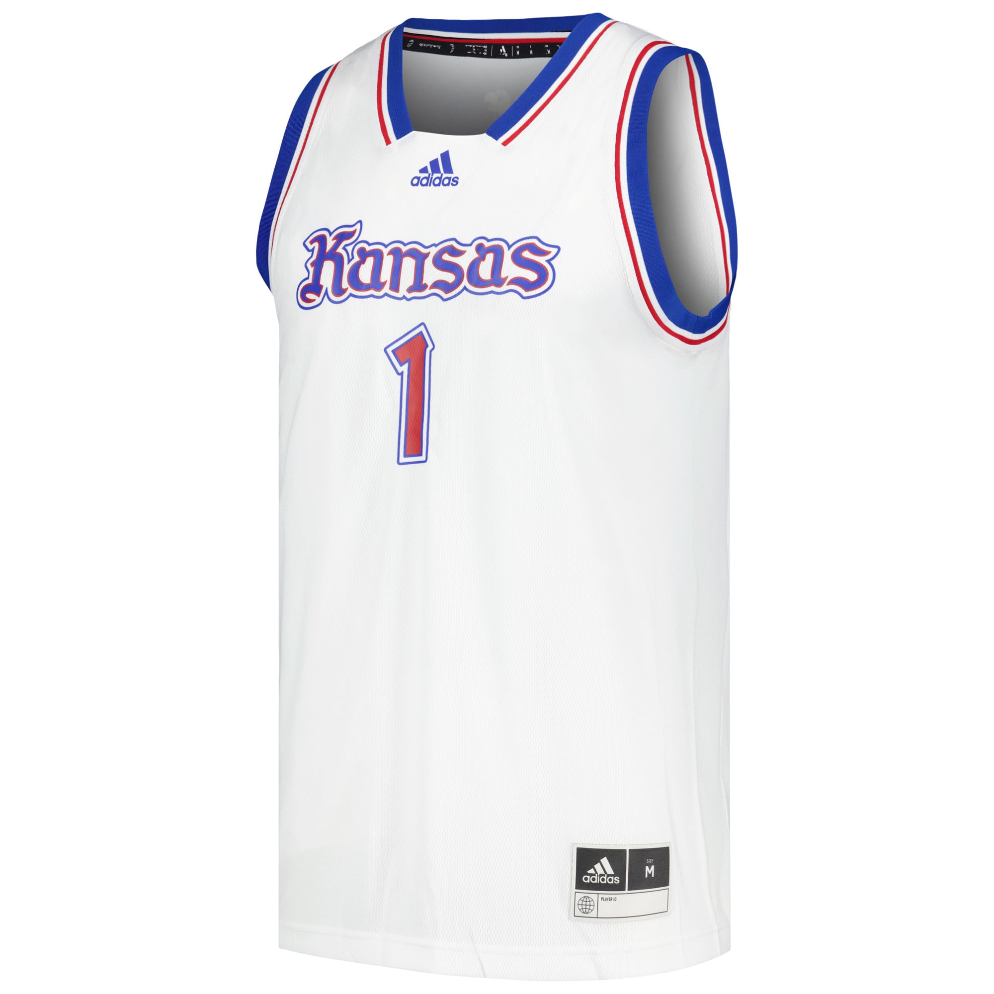 # Kansas Jayhawks Basketball Jersey White - front view