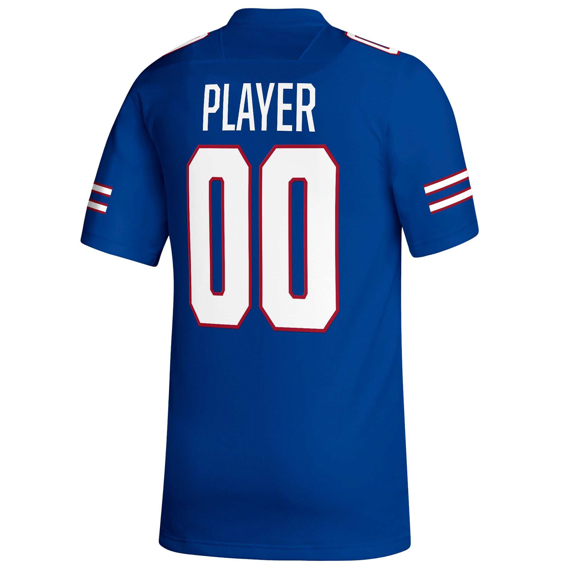 Kansas Jayhawks Football Jersey Royal - back view