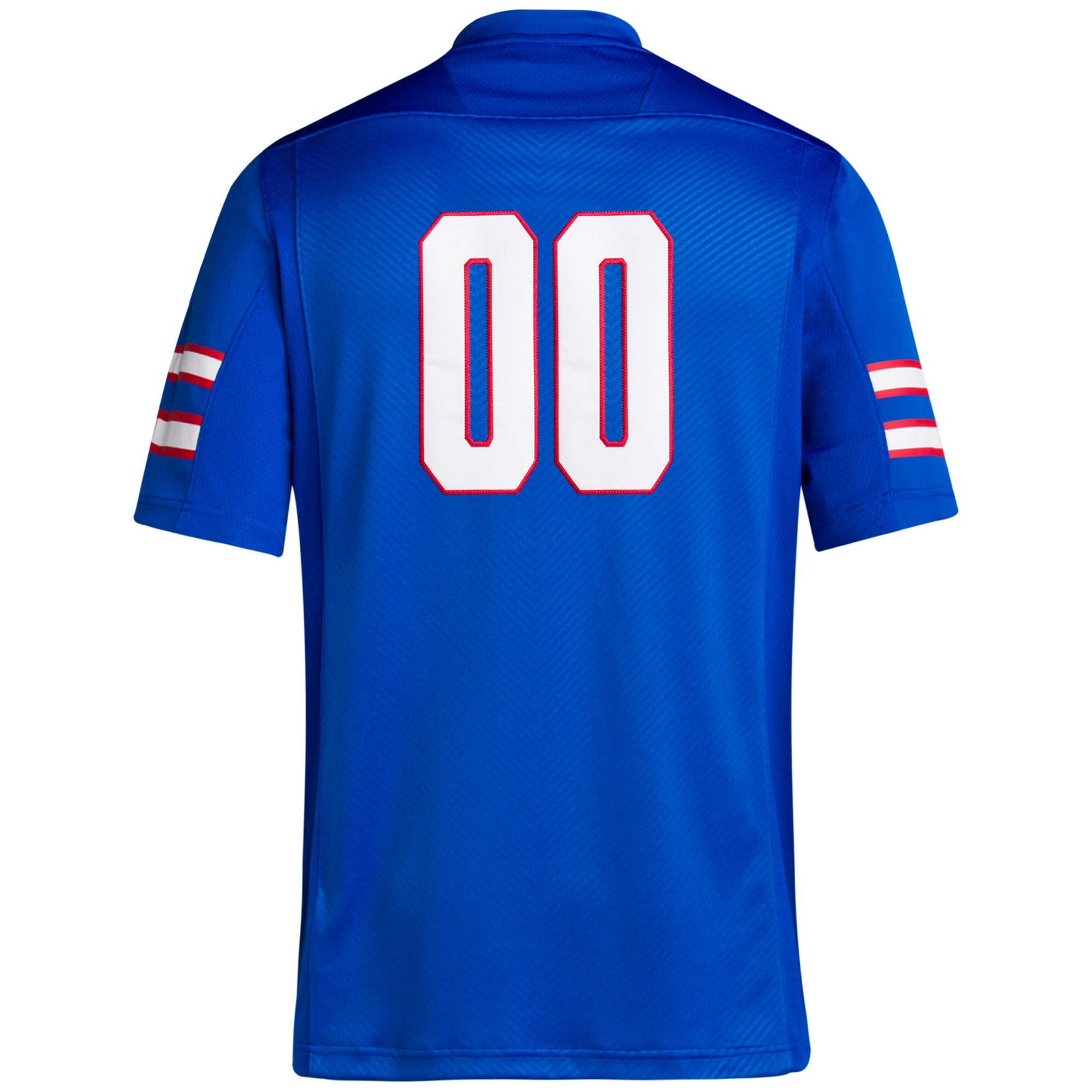#00 Kansas Jayhawks Football Jersey Royal - back view