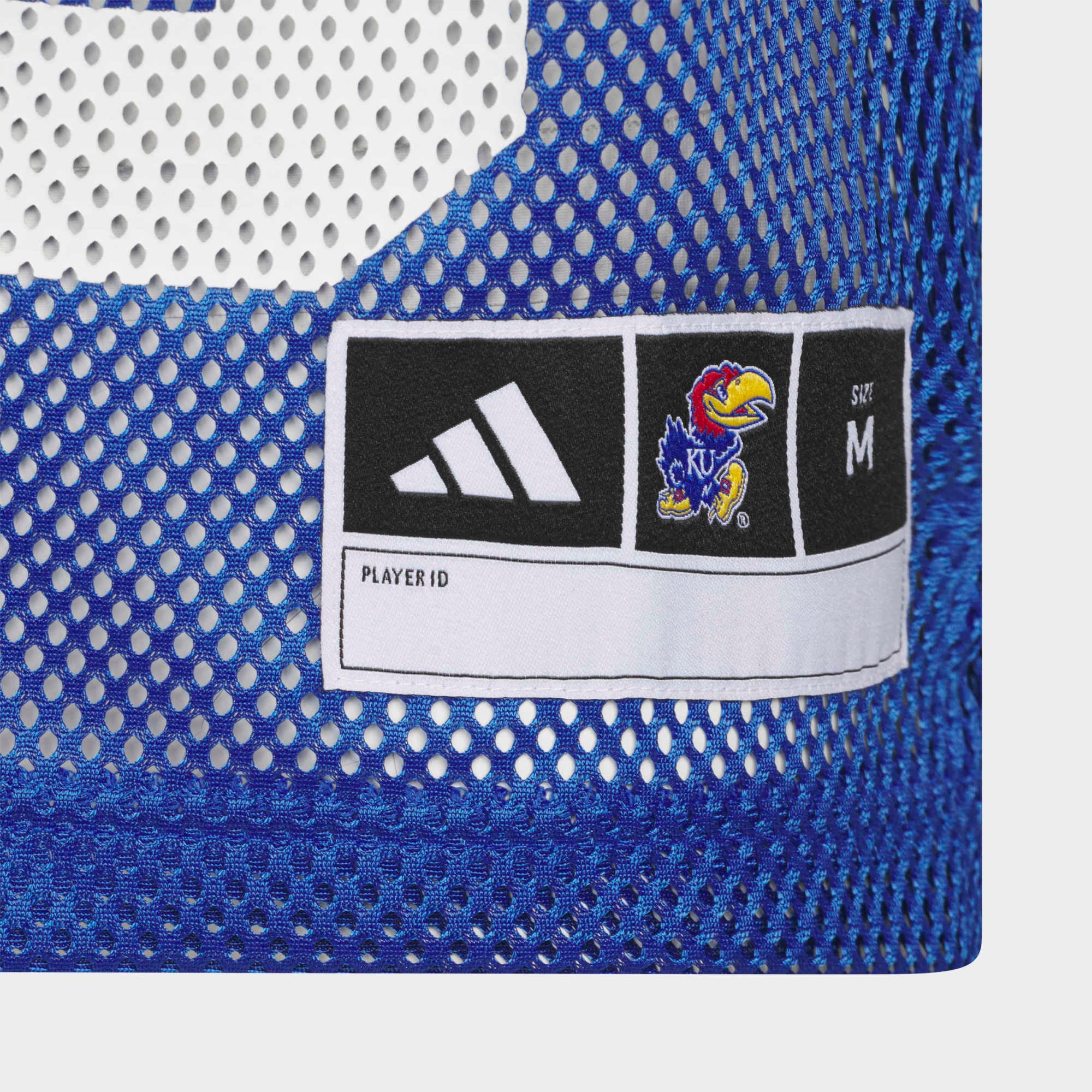 Kansas Jayhawks Youth Tailgate Jersey Blue - back view