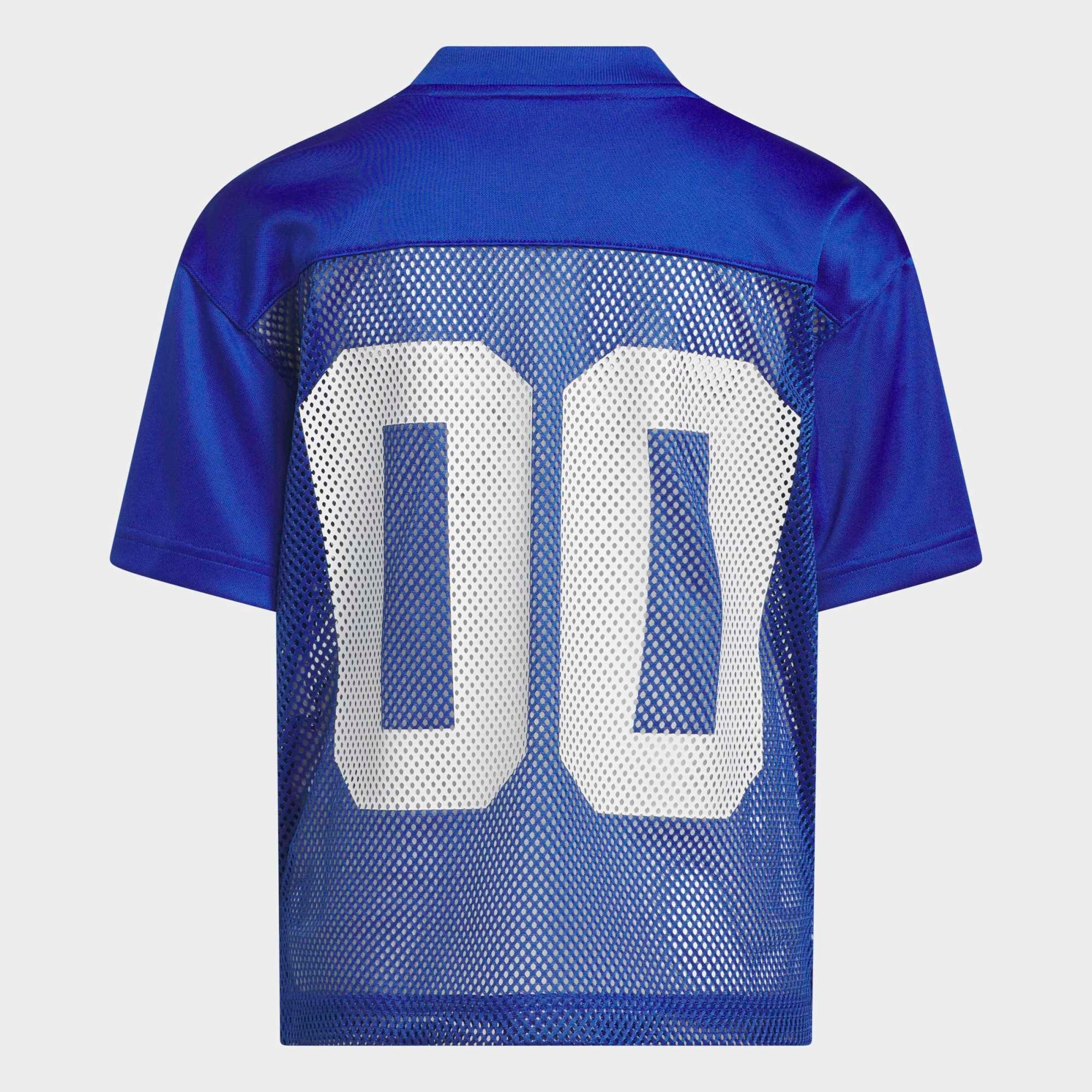 Kansas Jayhawks Youth Tailgate Jersey Blue - front view