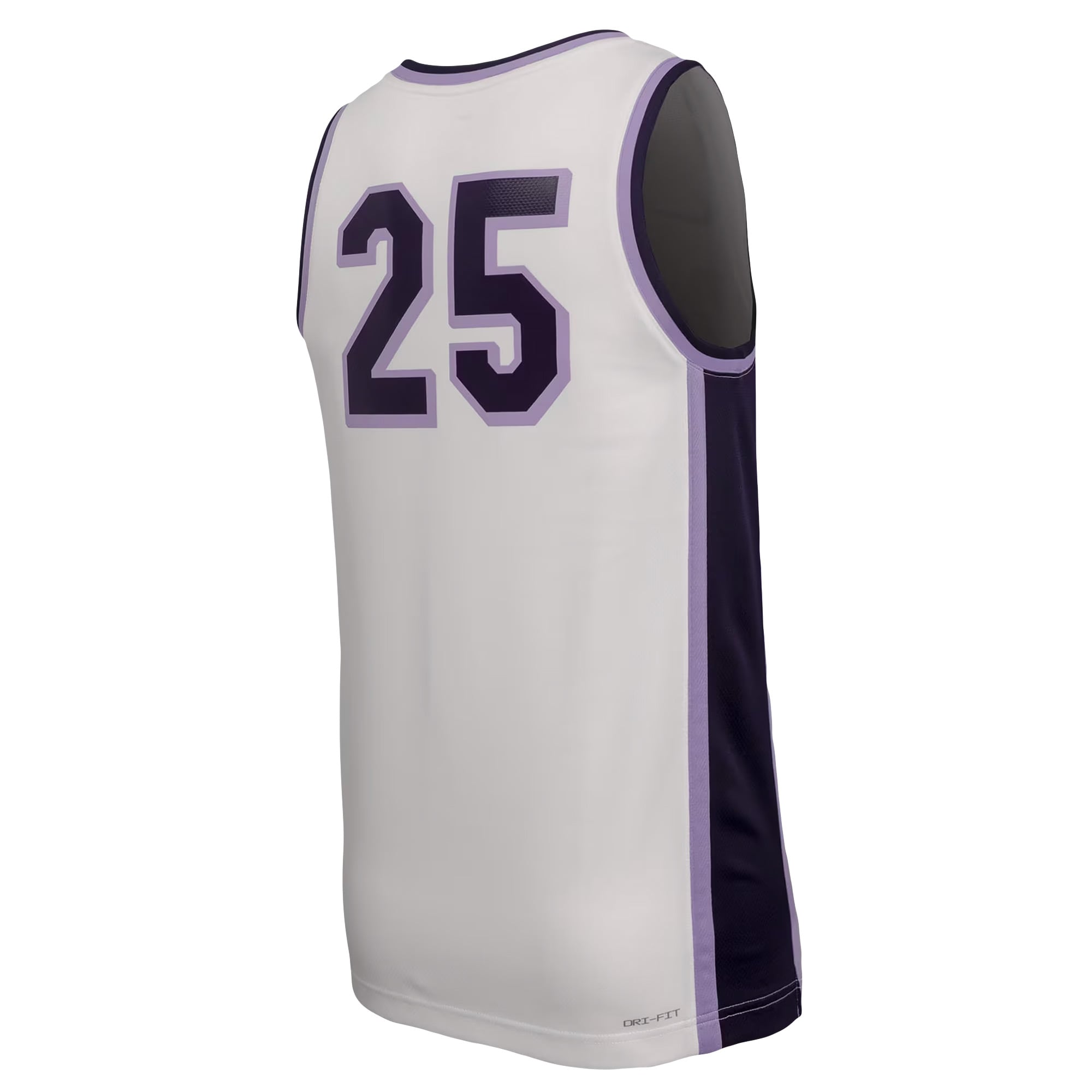 #25 Kansas State Wildcats Basketball Jersey White - detail view 1