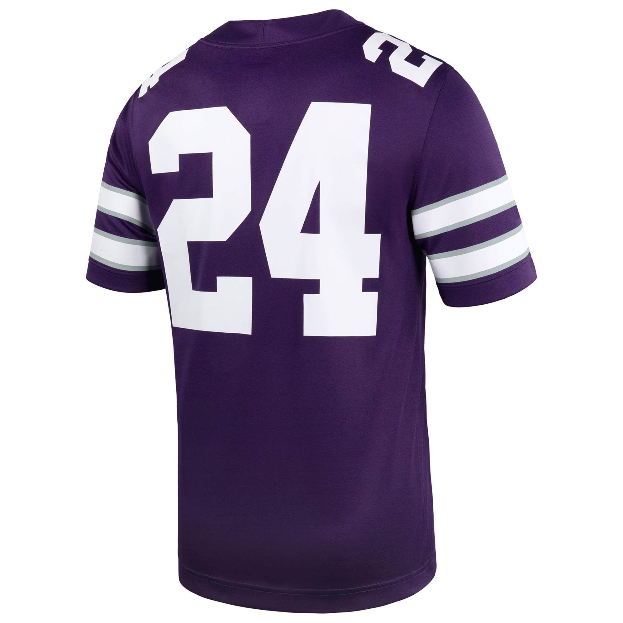 #24 Kansas State Wildcats Football Jersey - Purple - back view