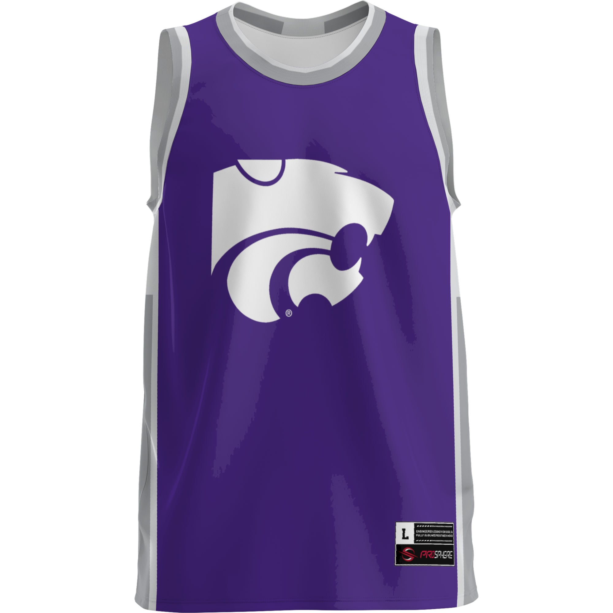 Kansas State Wildcats Lightweight Basketball Jersey Purple - front view