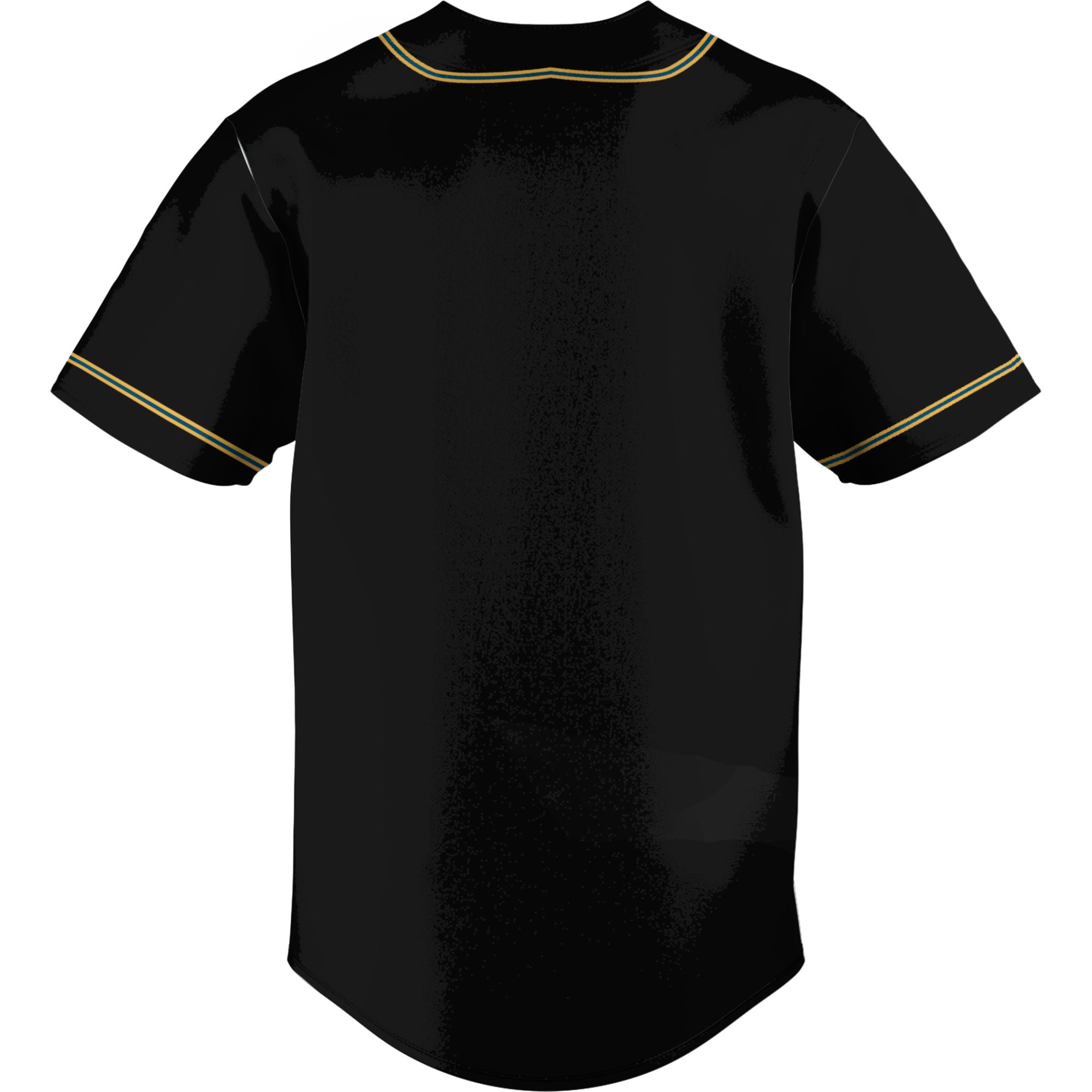 Kennebec Valley Community College Youth Lightweight Baseball Jersey Black - back view