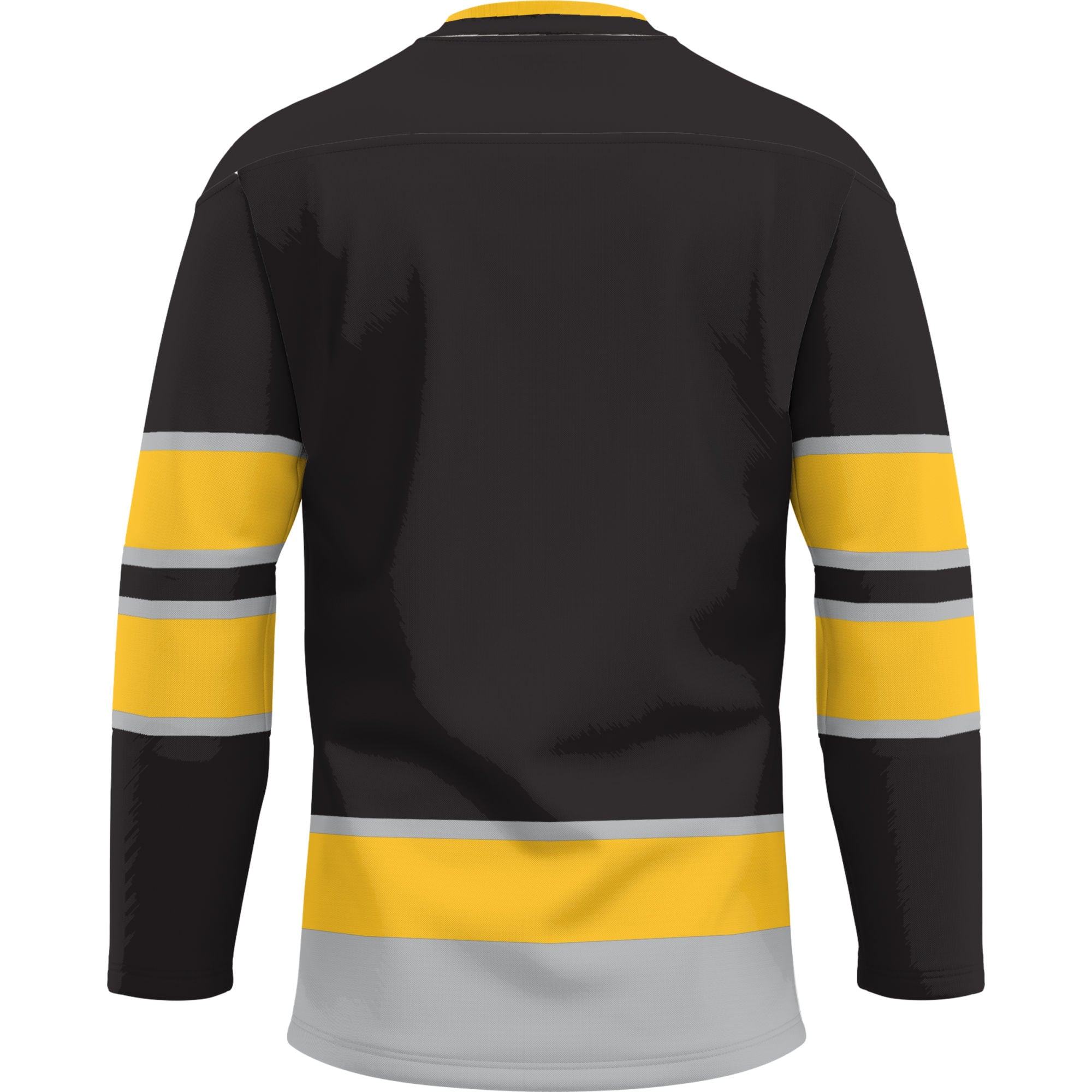 Kennesaw State Owls Hockey Jersey Gold - back view