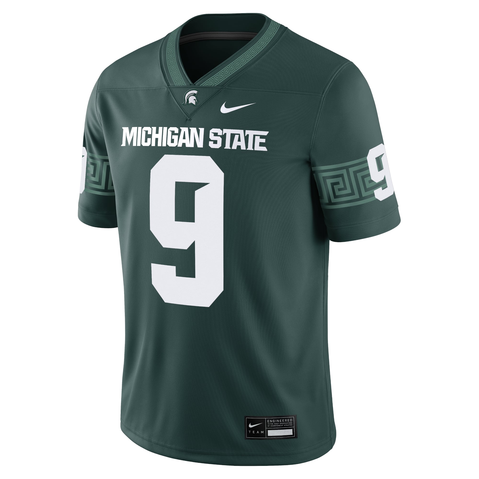 Kenneth Walker III Michigan State Spartans Alumni Jersey Green - front view