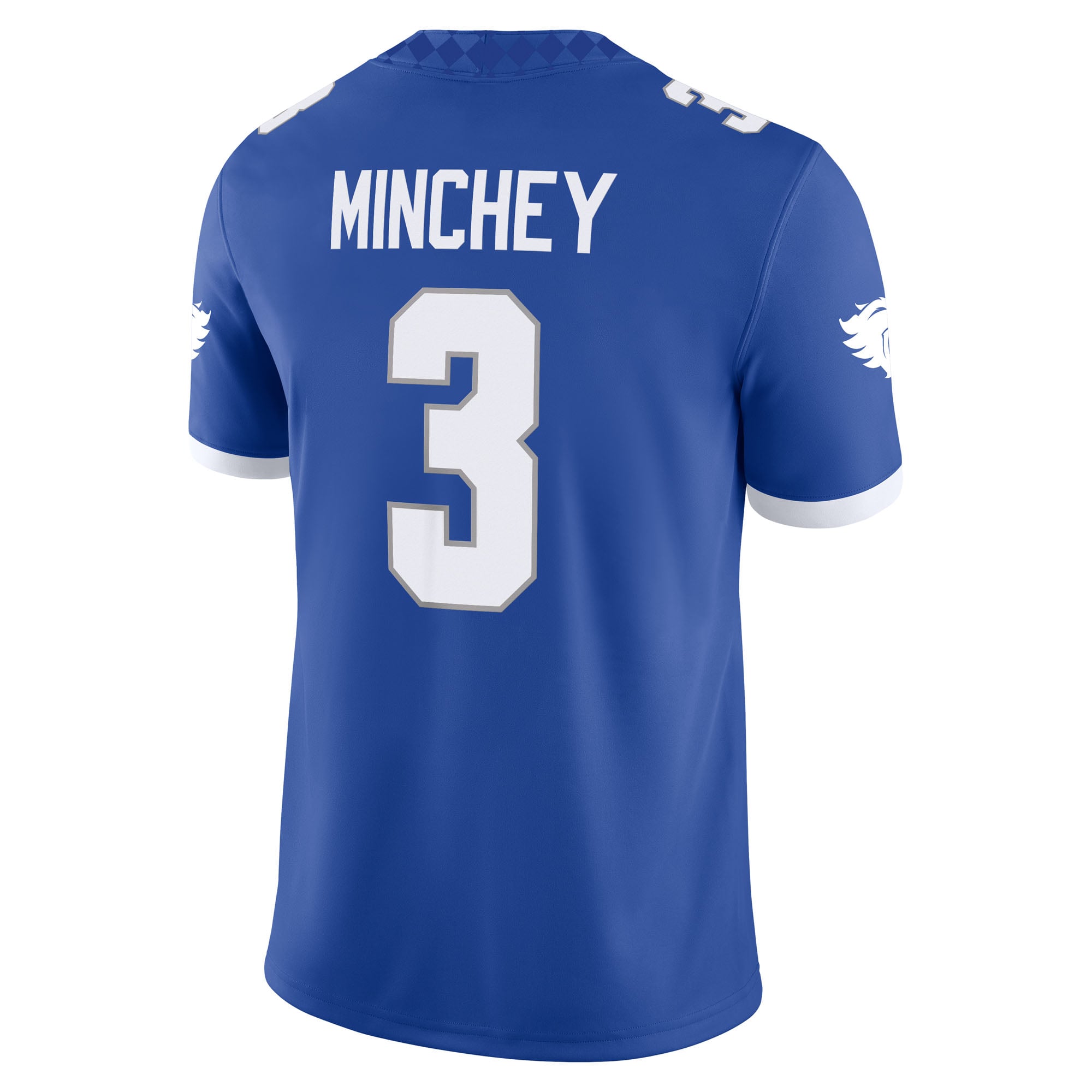 Kenny Minchey Kentucky Wildcats Home Jersey Royal - back view