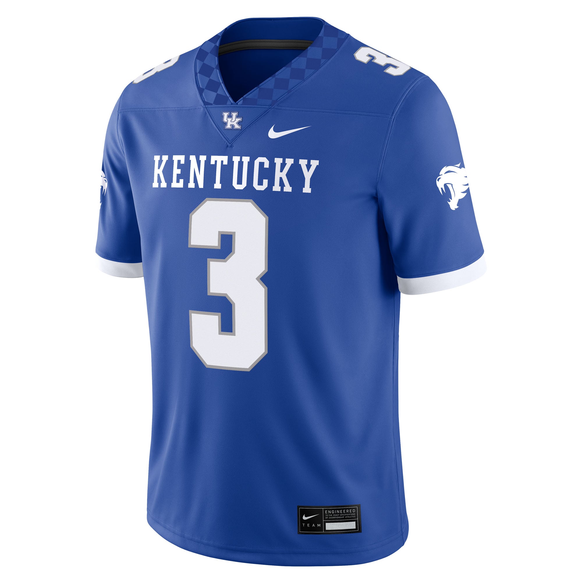 Kenny Minchey Kentucky Wildcats Home Jersey Royal - front view