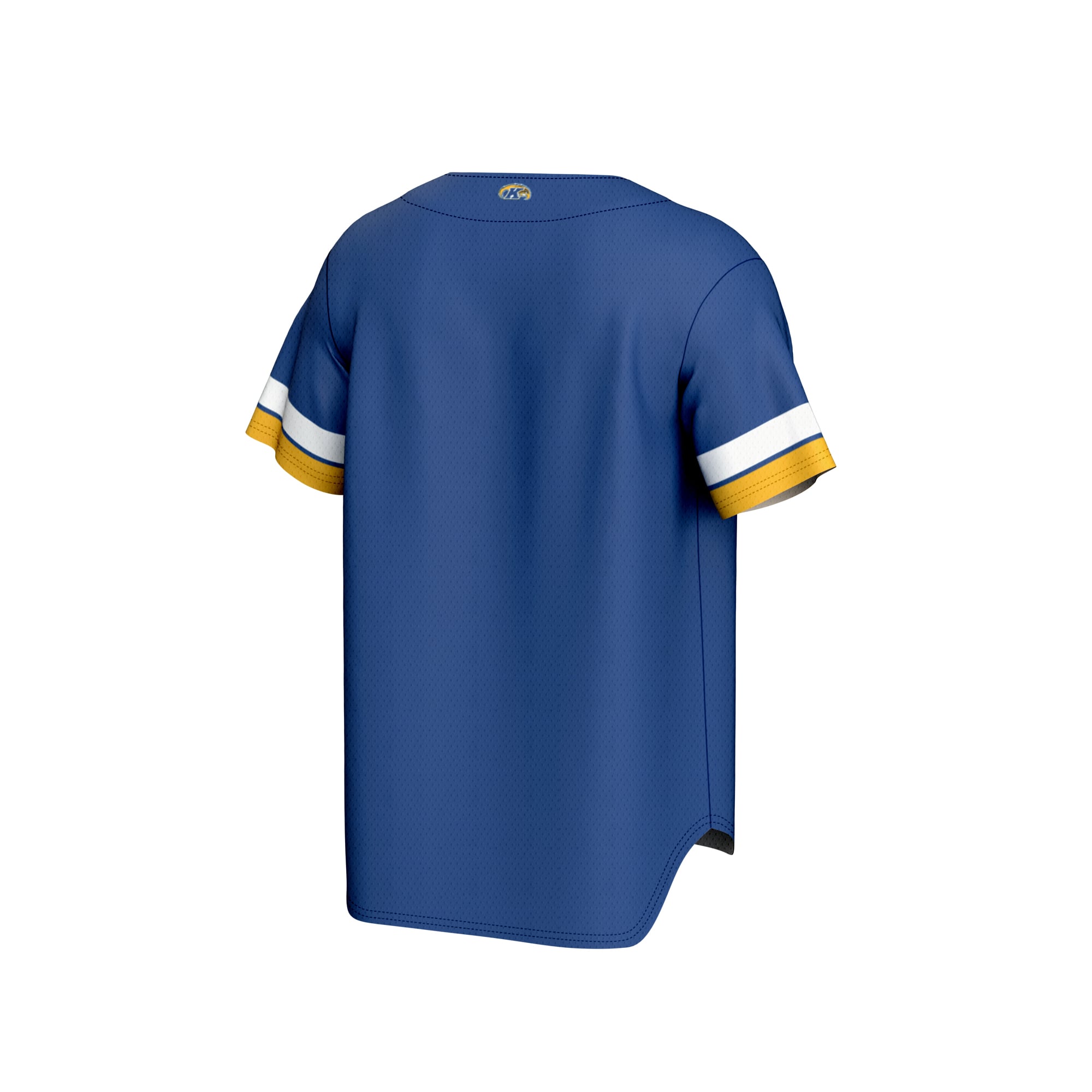 Kent State Golden Flashes Unisex Spirit Baseball Jersey Navy - back view