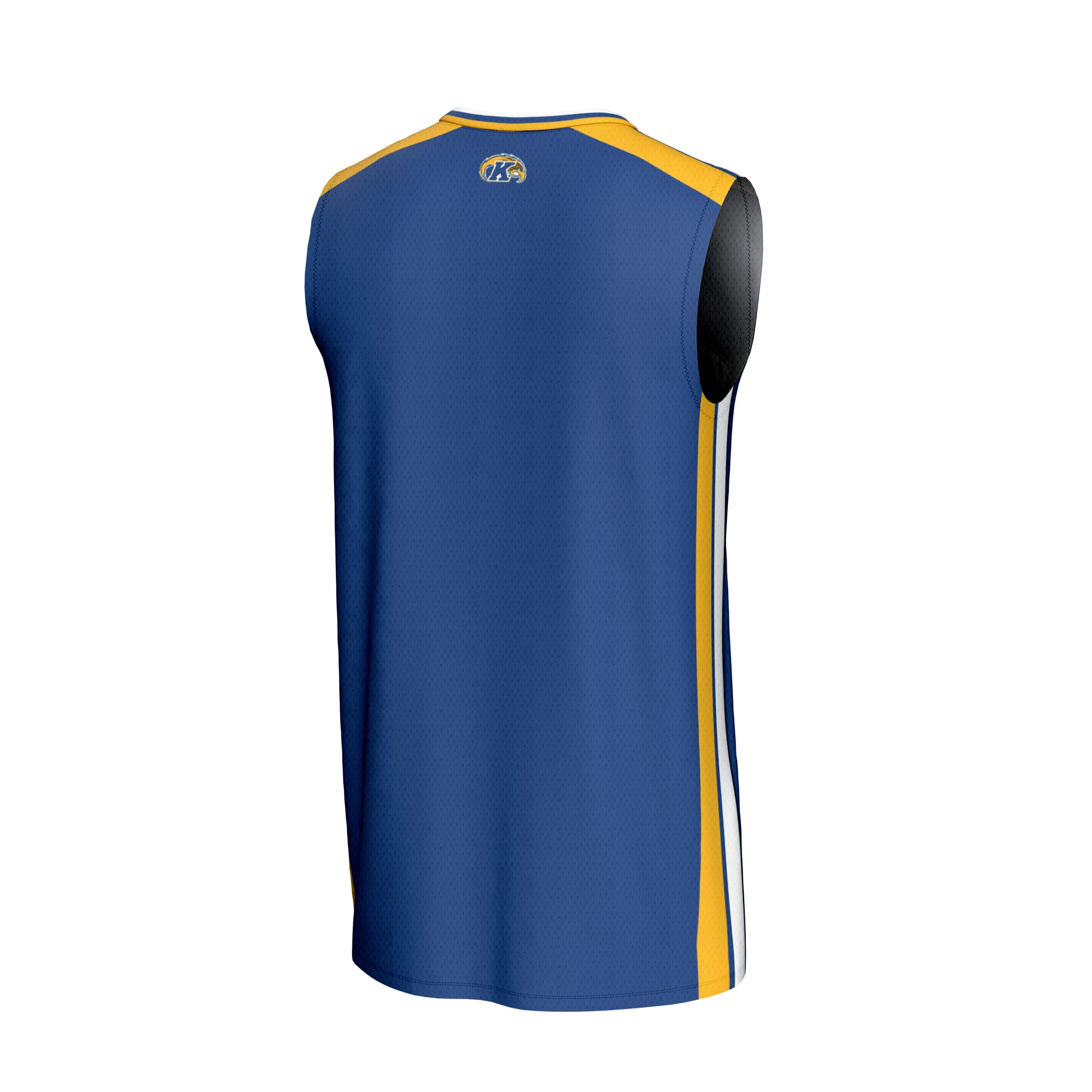 Kent State Golden Flashes Unisex Spirit Basketball Jersey Navy - back view