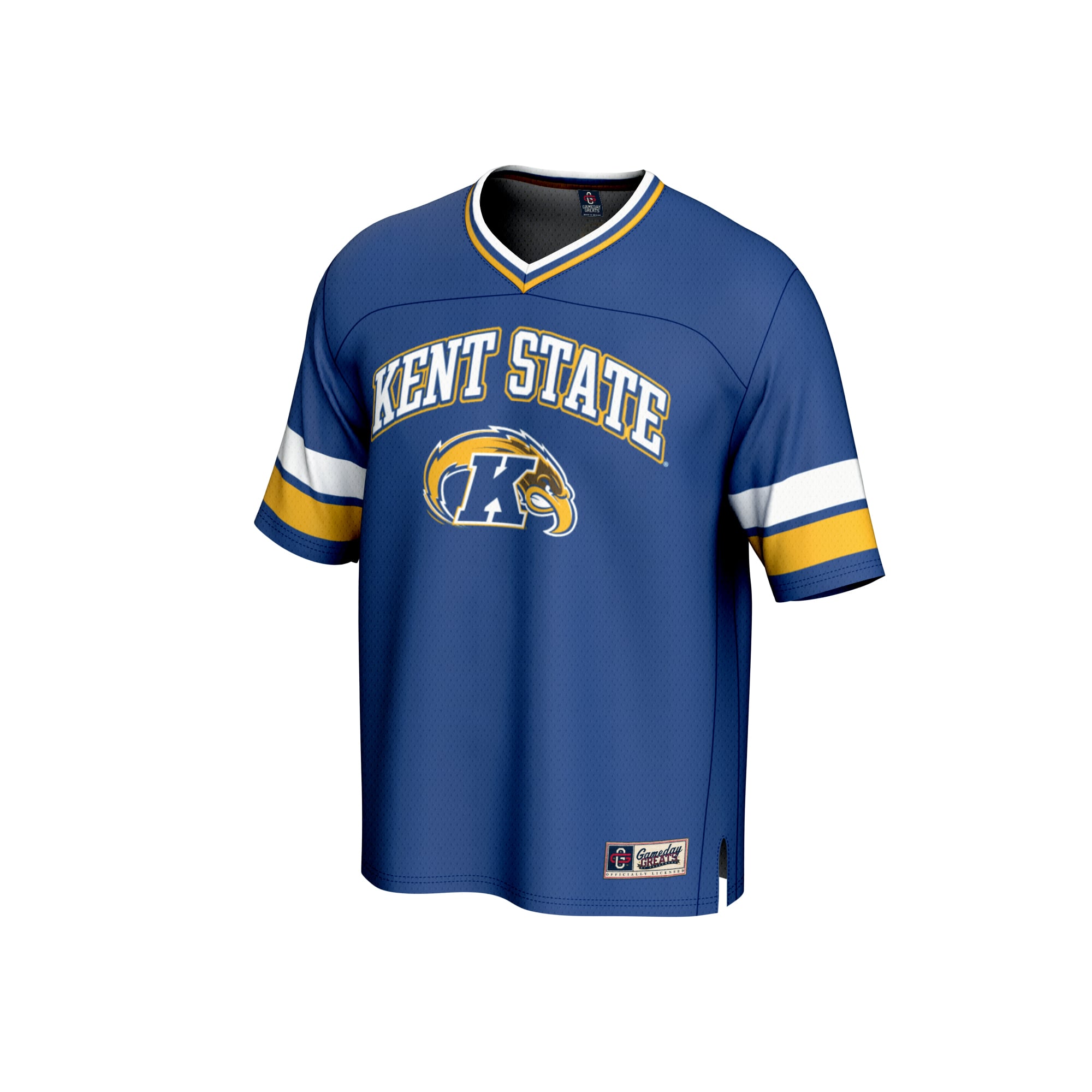 Kent State Golden Flashes Unisex Spirit Football Jersey Navy - front view