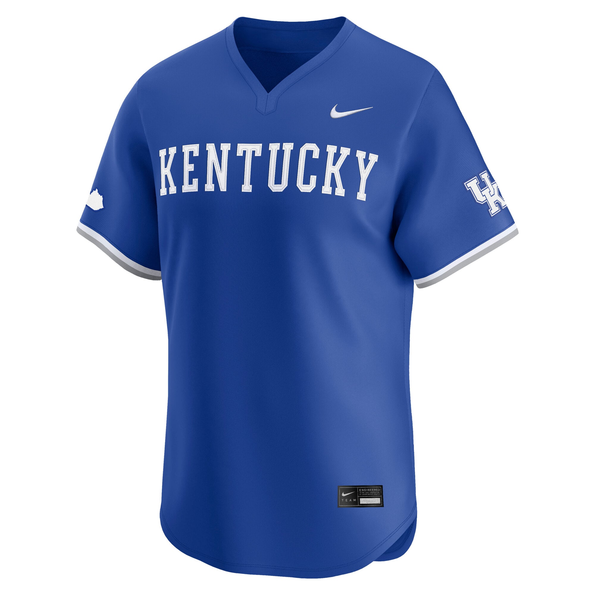 Kentucky Wildcats Baseball Jersey Royal - front view
