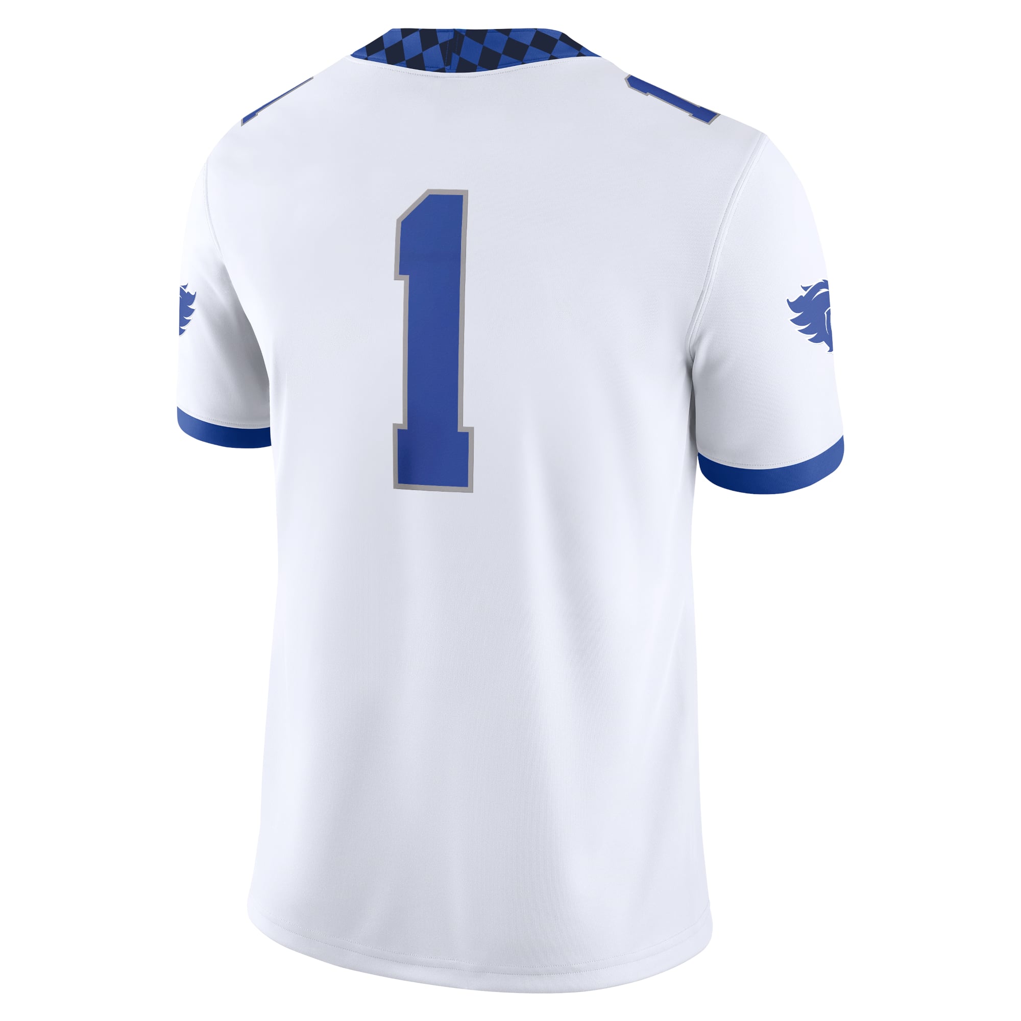 #1 Kentucky Wildcats Jersey White - back view