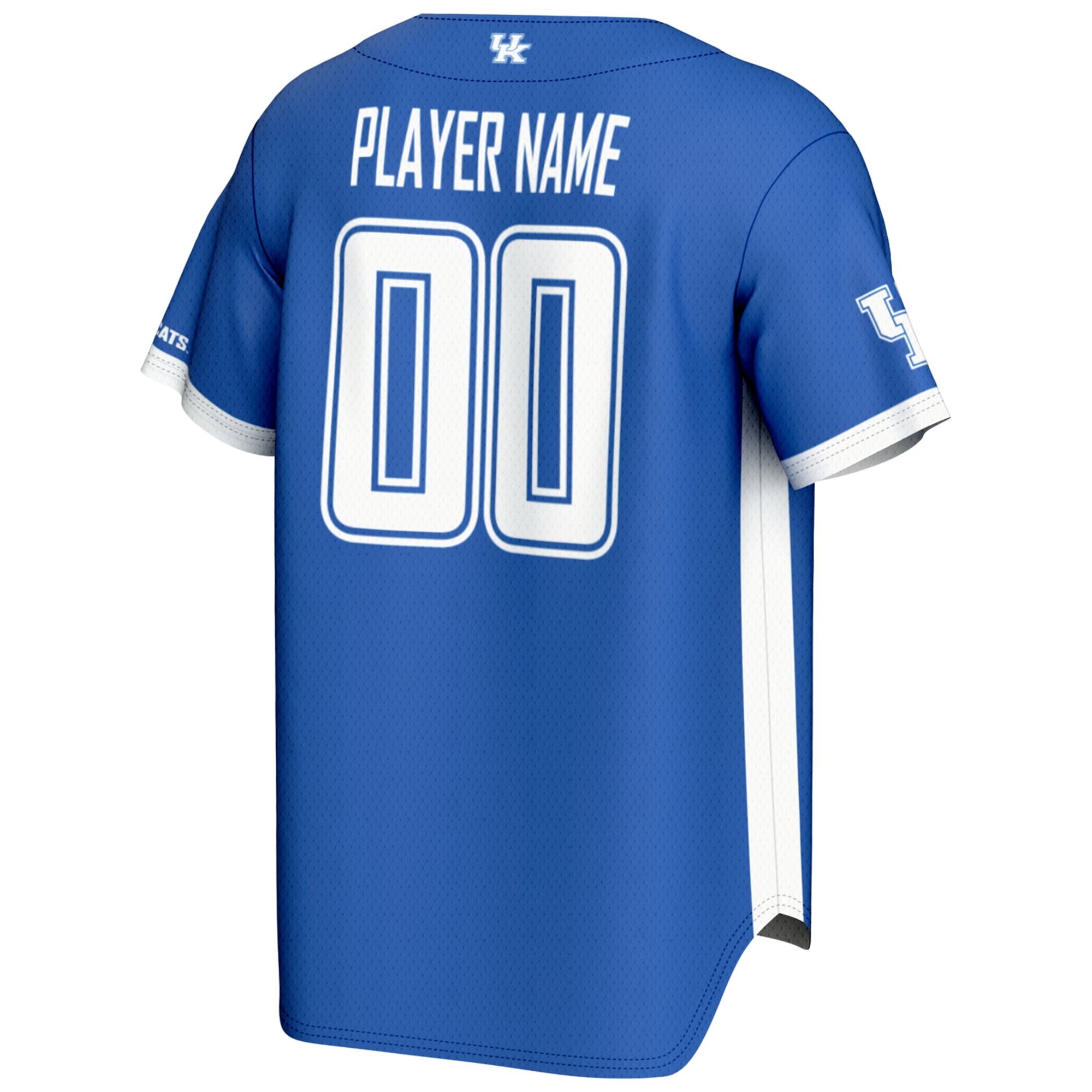 Kentucky Wildcats Lightweight Baseball Jersey Royal - back view
