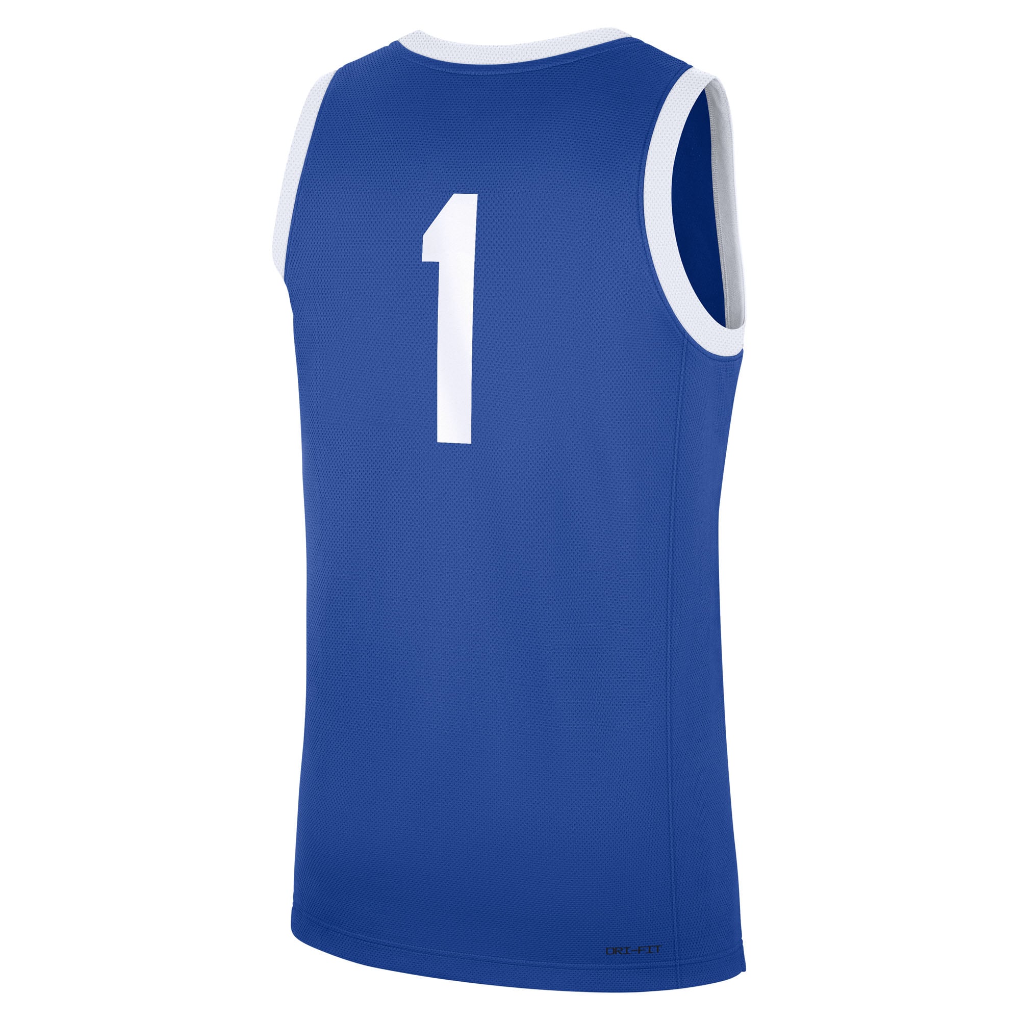 #1 Kentucky Wildcats Road Jersey Royal - back view