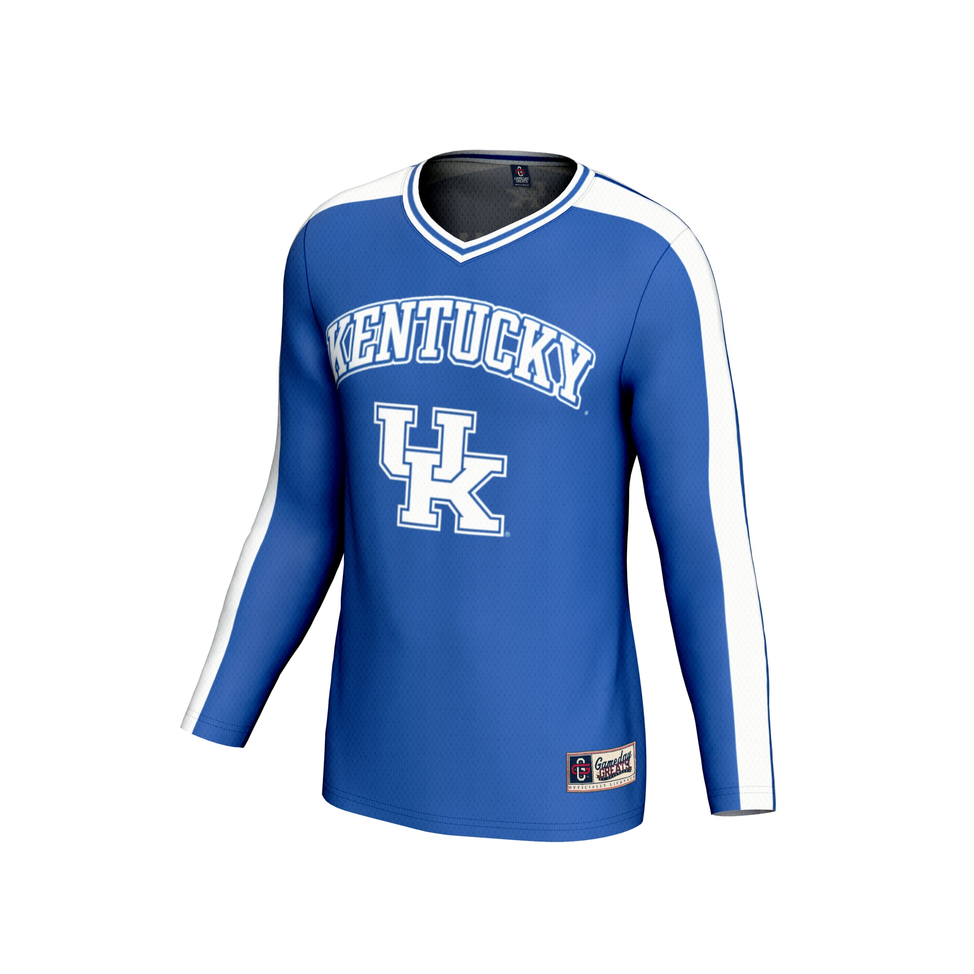Kentucky Wildcats Unisex Lightweight Collegiate Volleyball Fashion Jersey Royal - front view