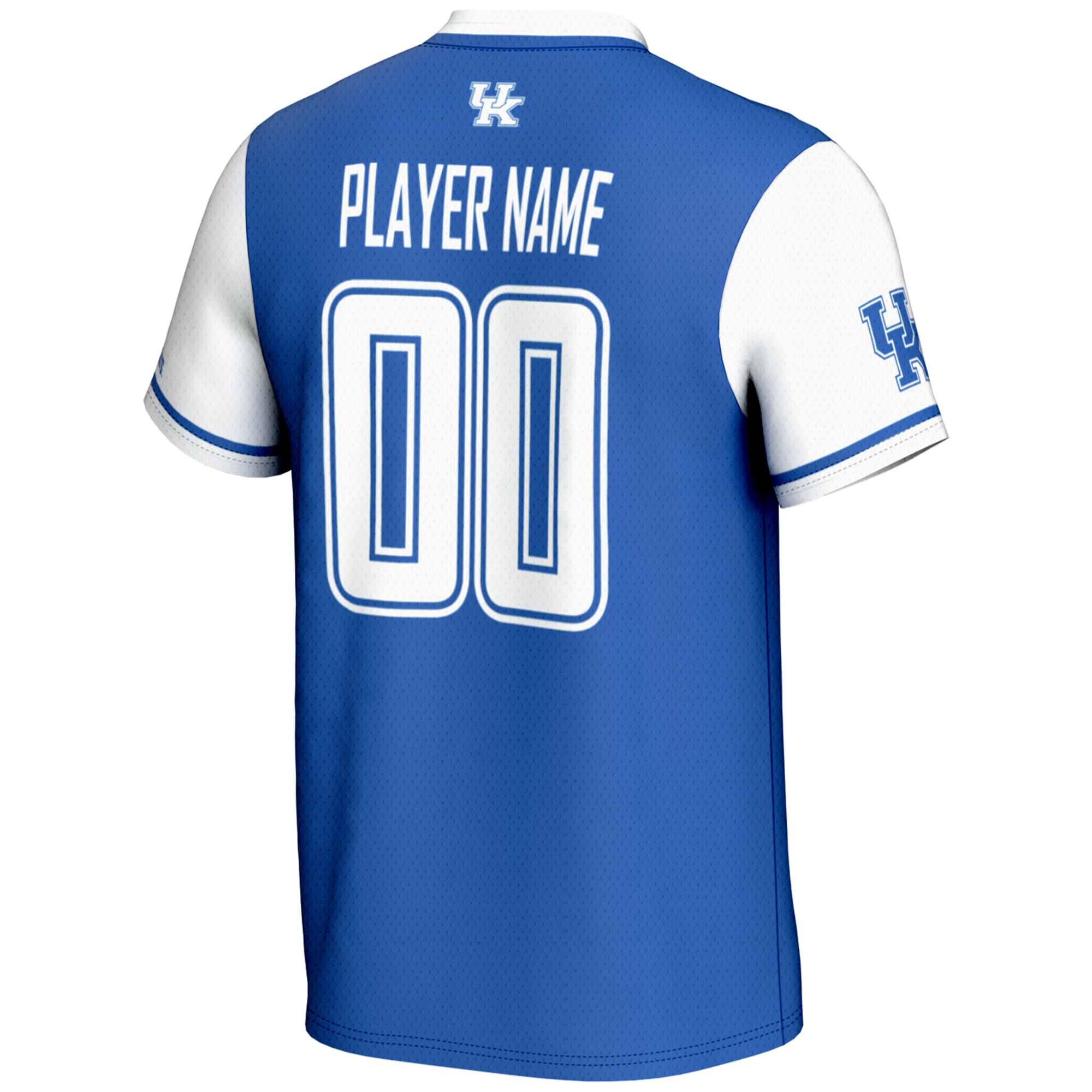 Kentucky Wildcats Unisex Lightweight Softball Jersey Royal - back view