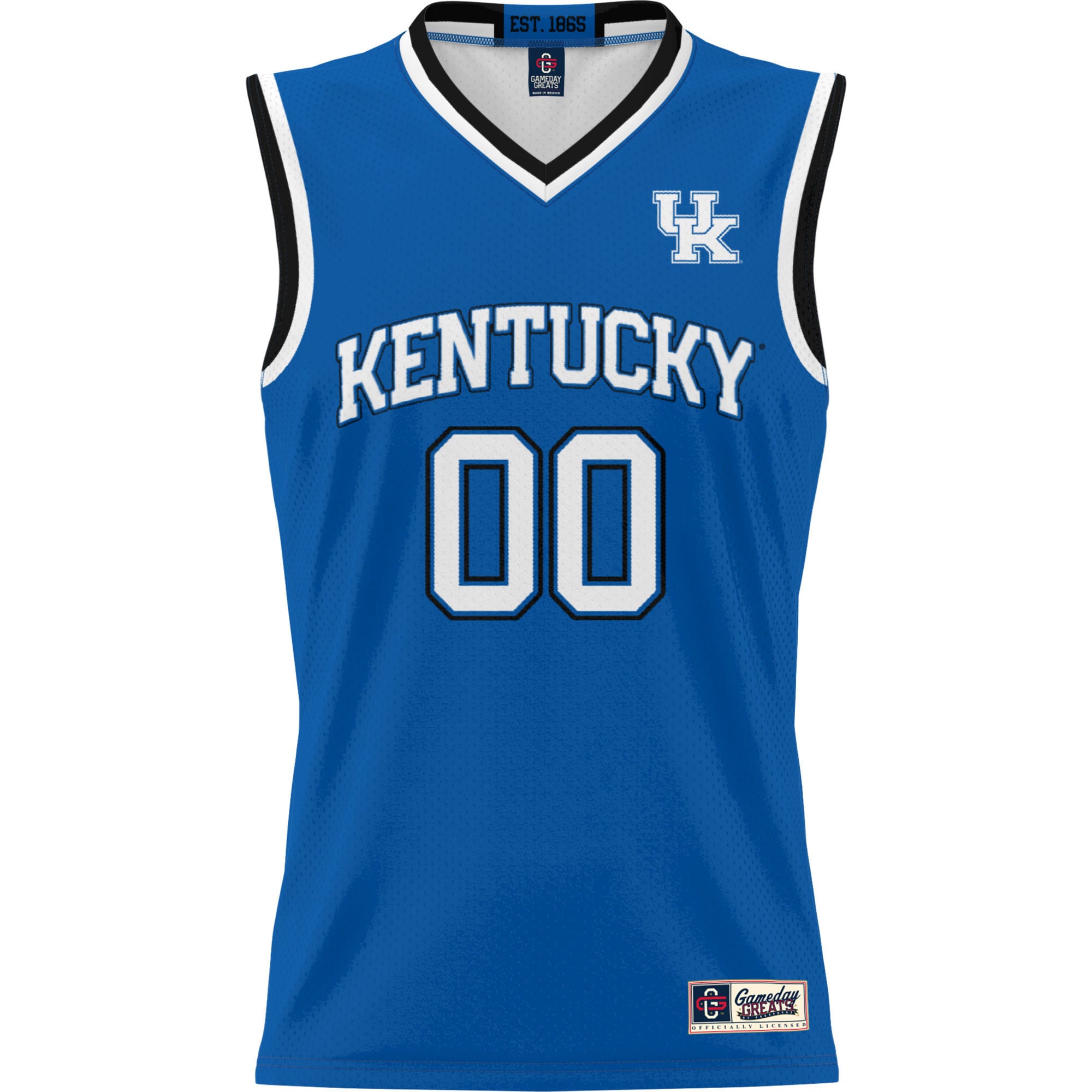 Kentucky Wildcats Youth Lightweight Women's Basketball Jersey Royal - front view