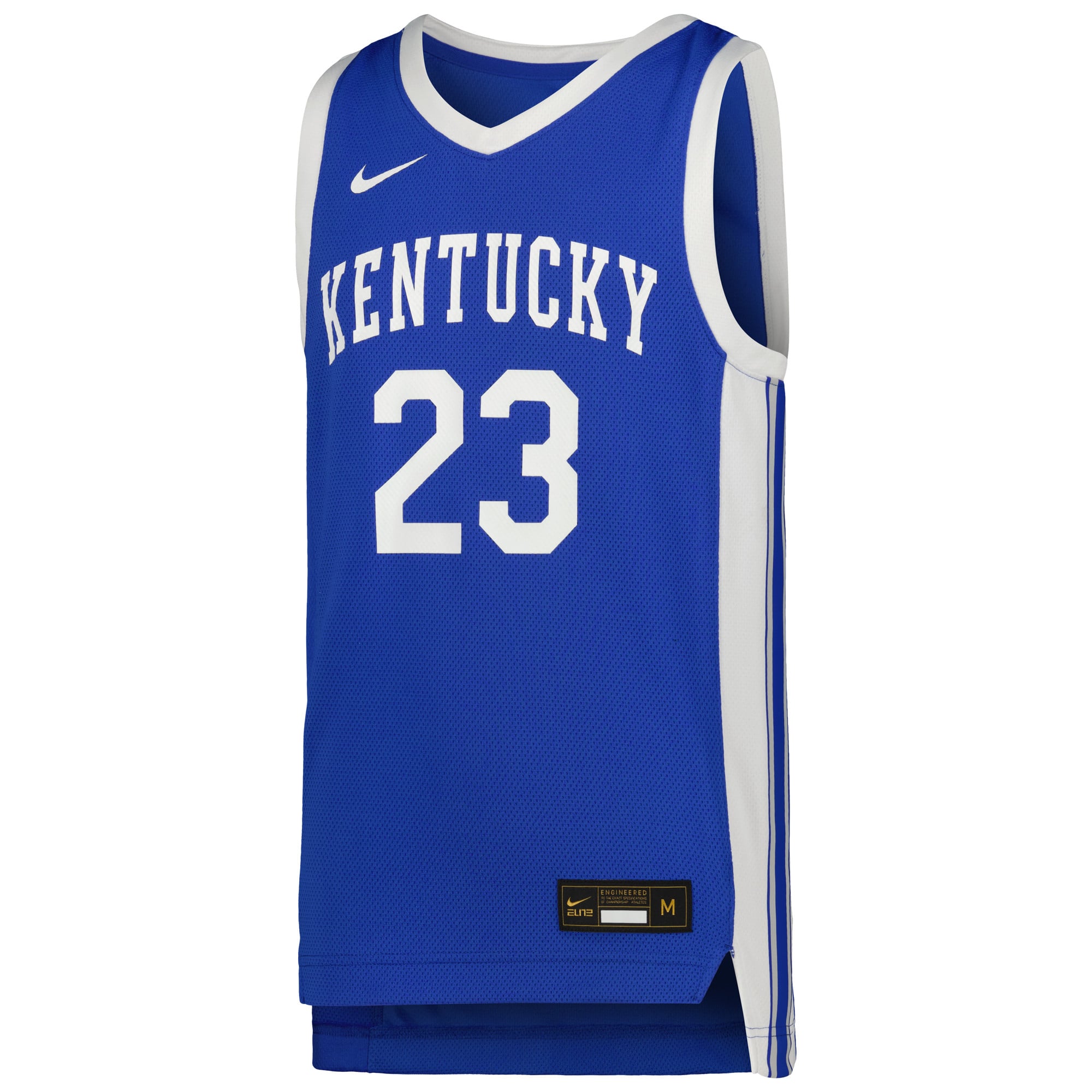 #23 Kentucky Wildcats Youth Icon Basketball Jersey Royal - front view