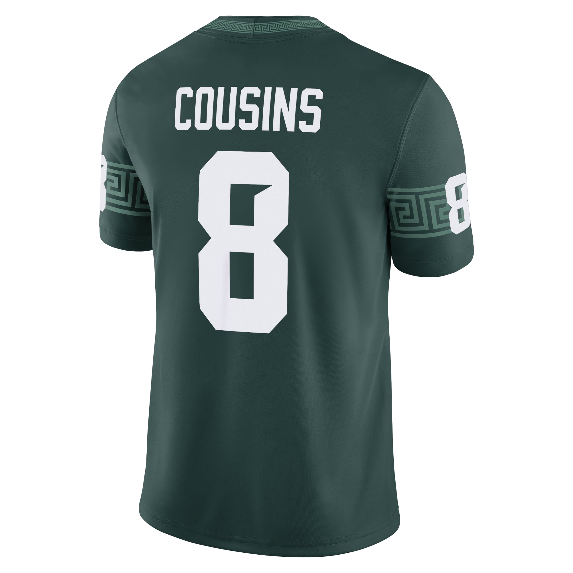 Kirk Cousins Michigan State Spartans Alumni Jersey Green - back view