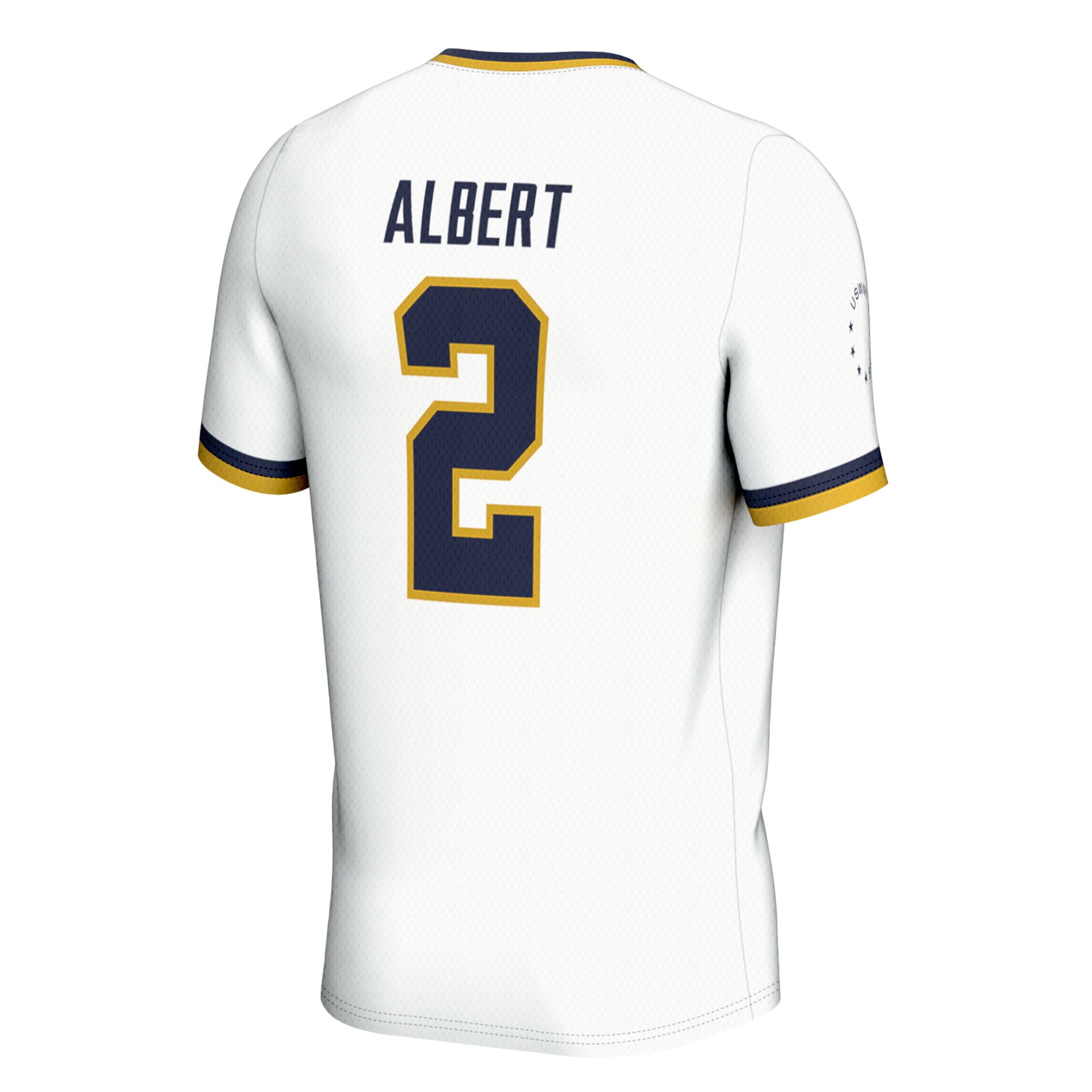 Korbin Albert Notre Dame Fighting Irish Unisex Women's Soccer Lightweight Fashion - back view
