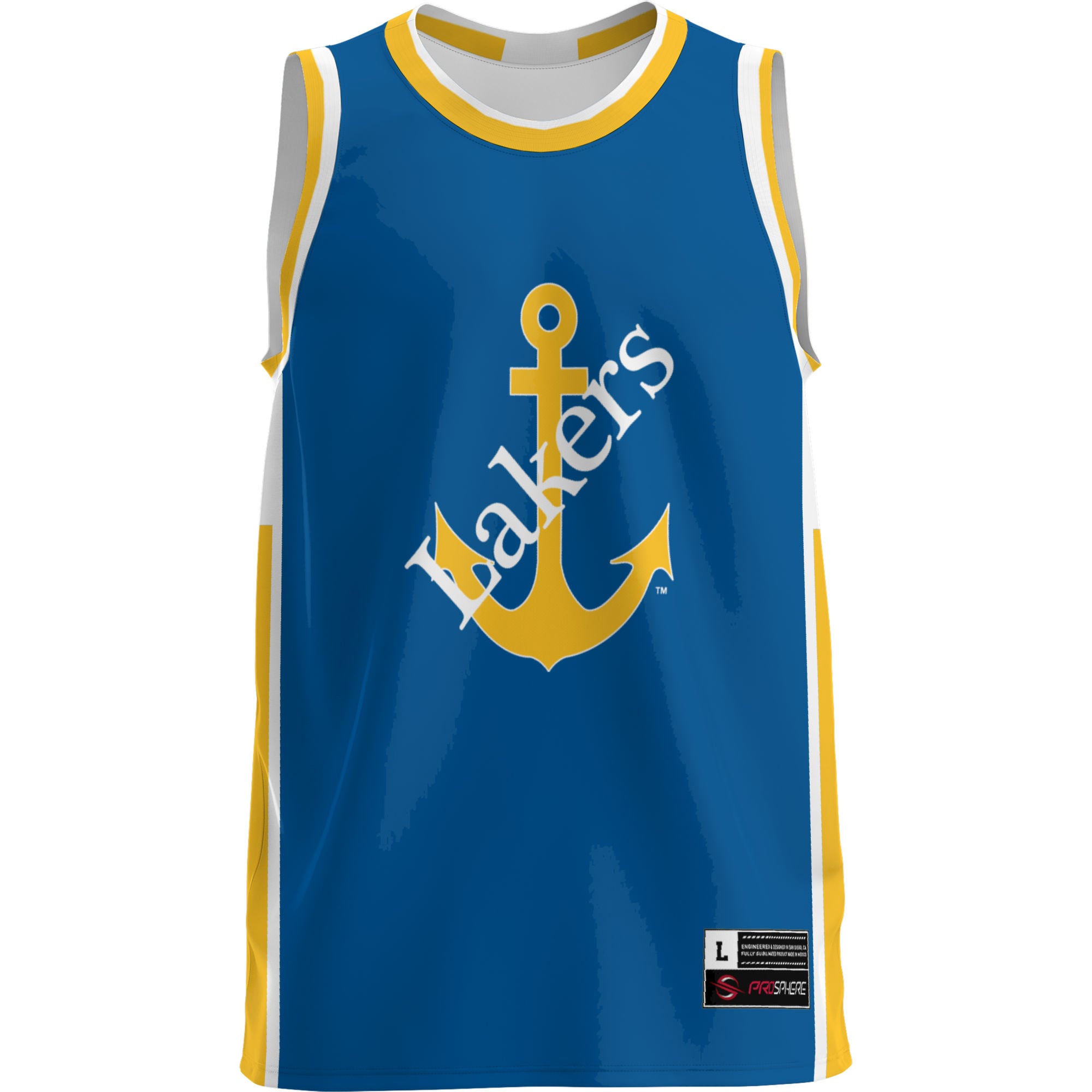 Lake Superior State Lakers Lightweight Basketball Jersey Royal - front view
